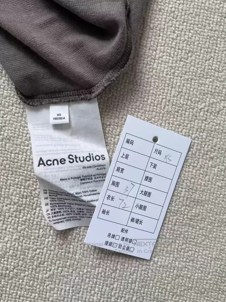 Acne Studios Acne Studios Ripped Two-Piece Long Sleeve T-Shirt, Purple Size XS / US 0-2 / IT 36-38 - 4 Thumbnail