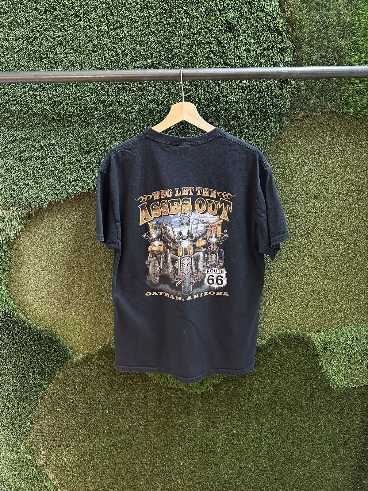 Vintage Bike Week Who Let The Asses Out T-shirt Large Size US L / EU 52-54 / 3 - 2 Thumbnail