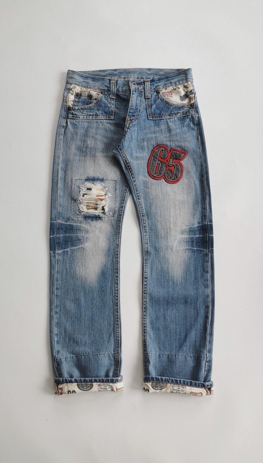 Japanese Brand Copper Smith Patches Denim Jeans Size US 30 / EU 46 - 5 Thumbnail