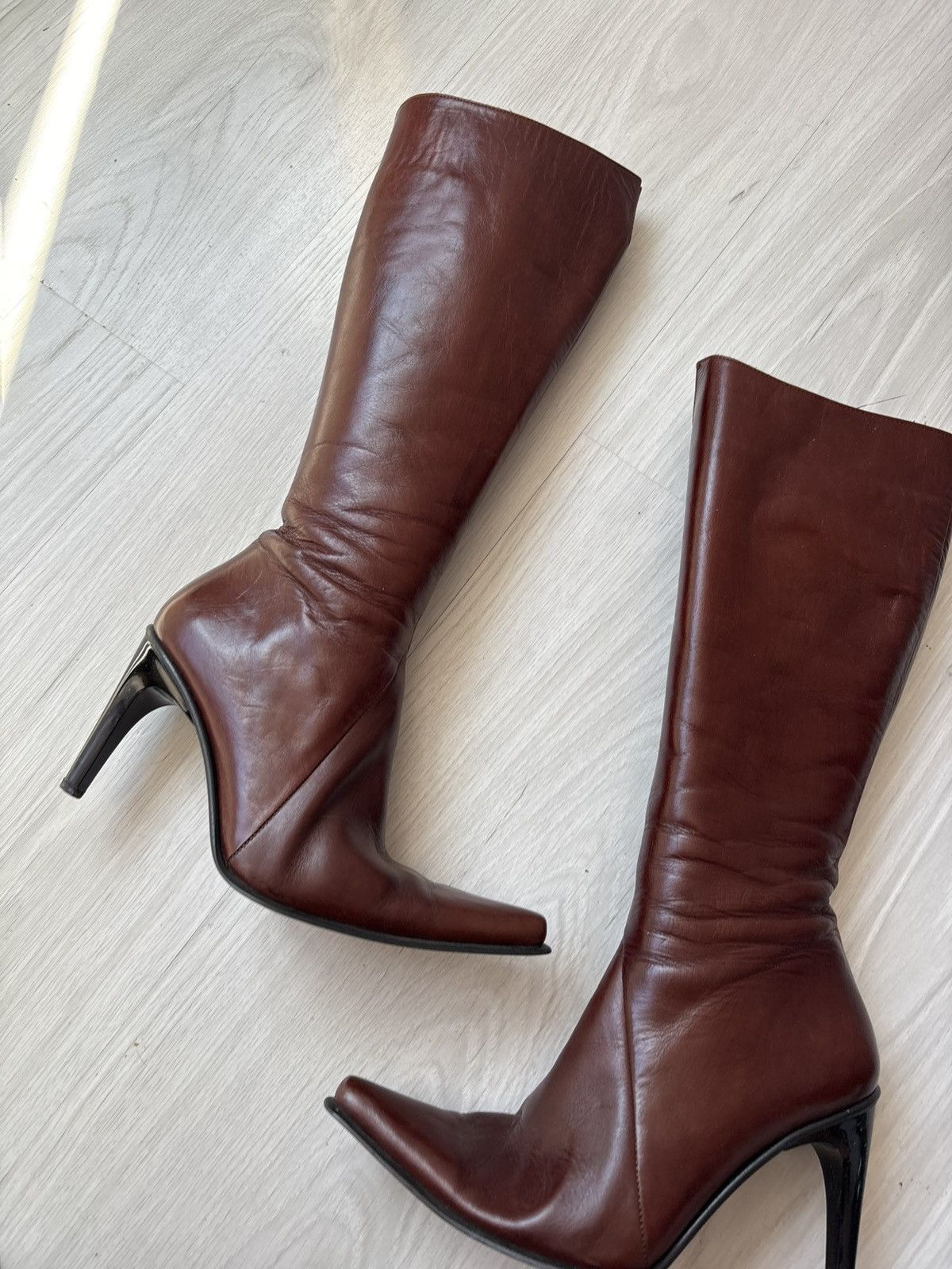 Vintage y2k leather boots Size US 6.5 / IT 36.5 - 13 Thumbnail