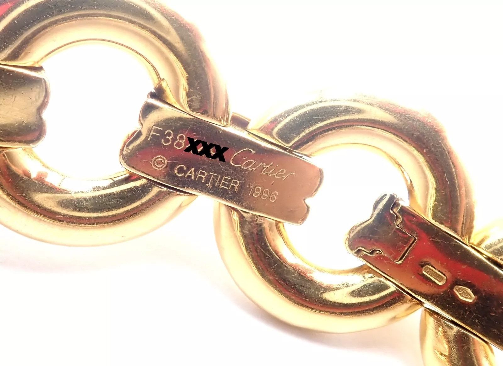 Cartier Cartier Trinity 18k Multi Color Gold Round Link Necklace Size ONE SIZE - 5 Thumbnail