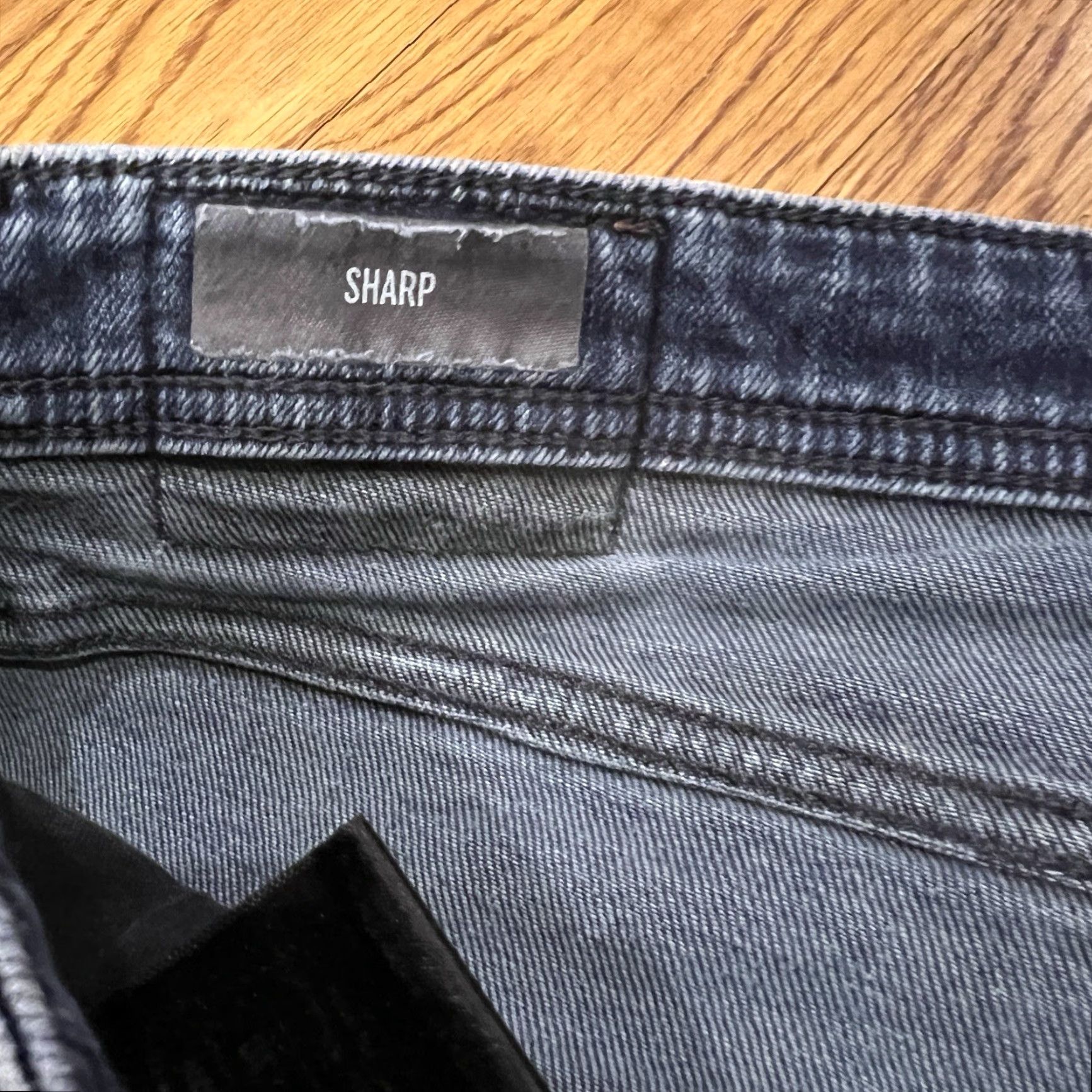 Denime VINTAGE Revtown Jeans Men 36x30 Straight Dark Wash Denim 5-Pocket Stretch Fall Winter Season Size US 36 / EU 52 - 4 Thumbnail