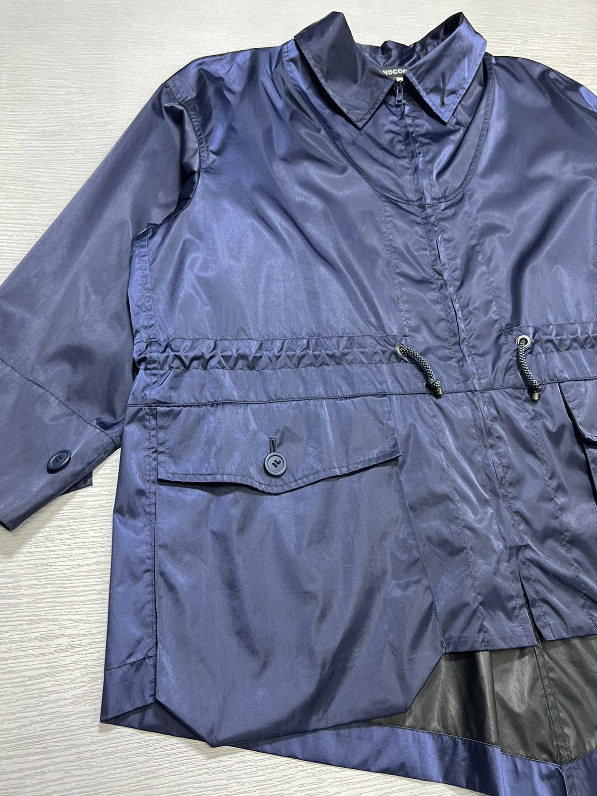 Issey Miyake Archive Issey Miyake Windcoat - Nylon Parka Jacket Size US XXS / EU 40 - 11 Thumbnail