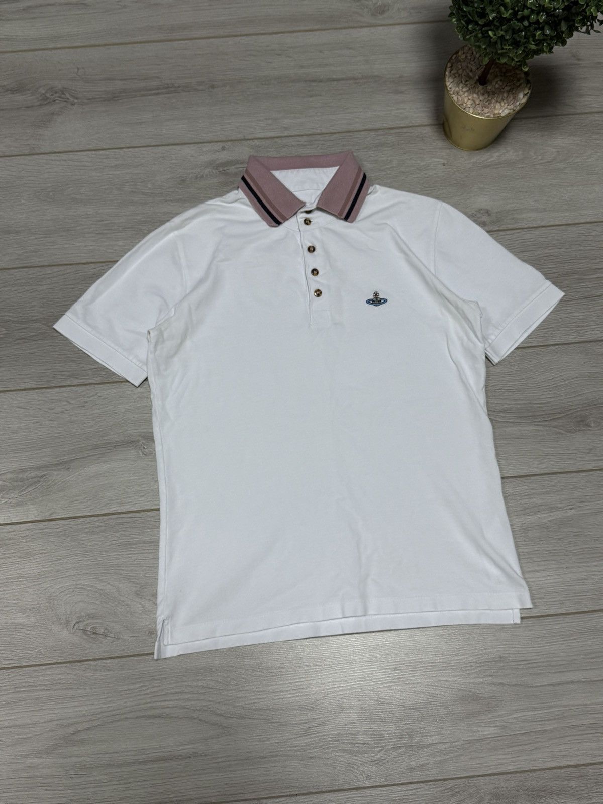 Vivienne Westwood Vivienne Westwood vintage small orb polo shirt Size US L / EU 52-54 / 3 - 3 Thumbnail