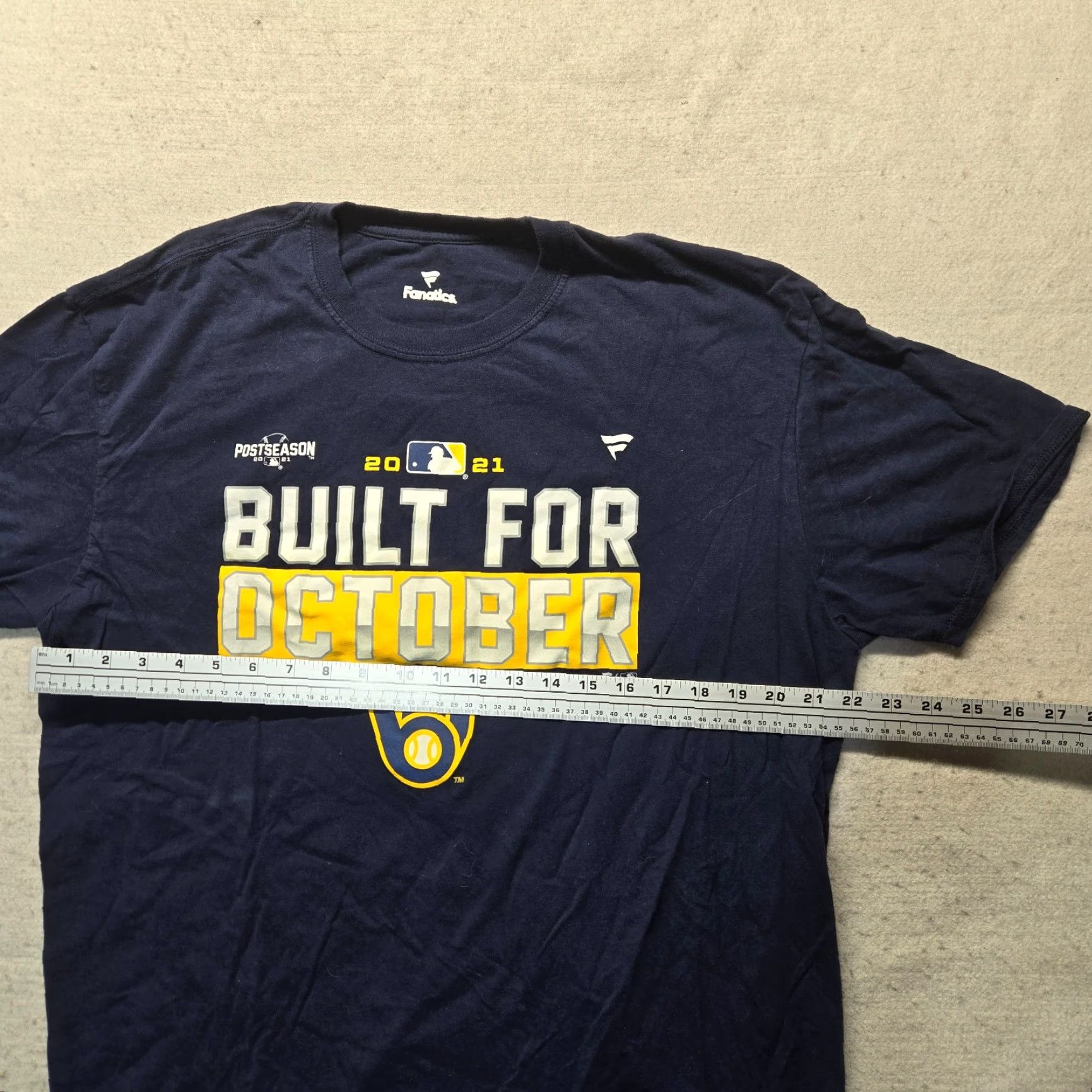 Vintage VINTAGE Majestic Milwaukee Brewers Shirt Adult XL Blue T-Shirt Sports Fan Gear Men Size US XL / EU 56 / 4 - 4 Thumbnail