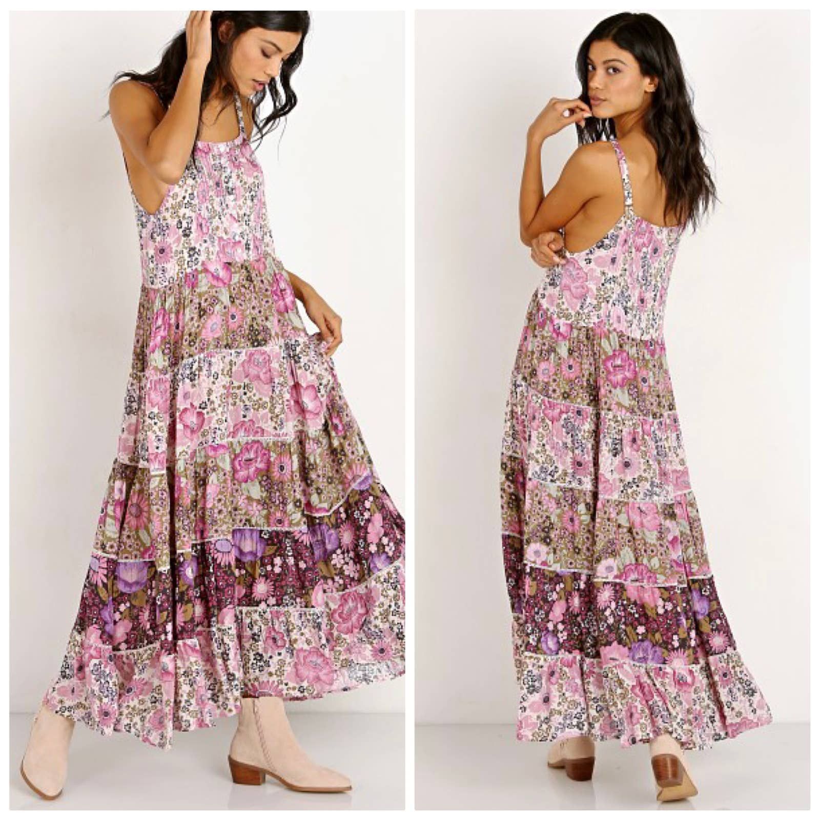 image of Spell & The Gypsy Collective Desert Daisy Maxi Dress Lilac in Purple, Women's (Size XS)