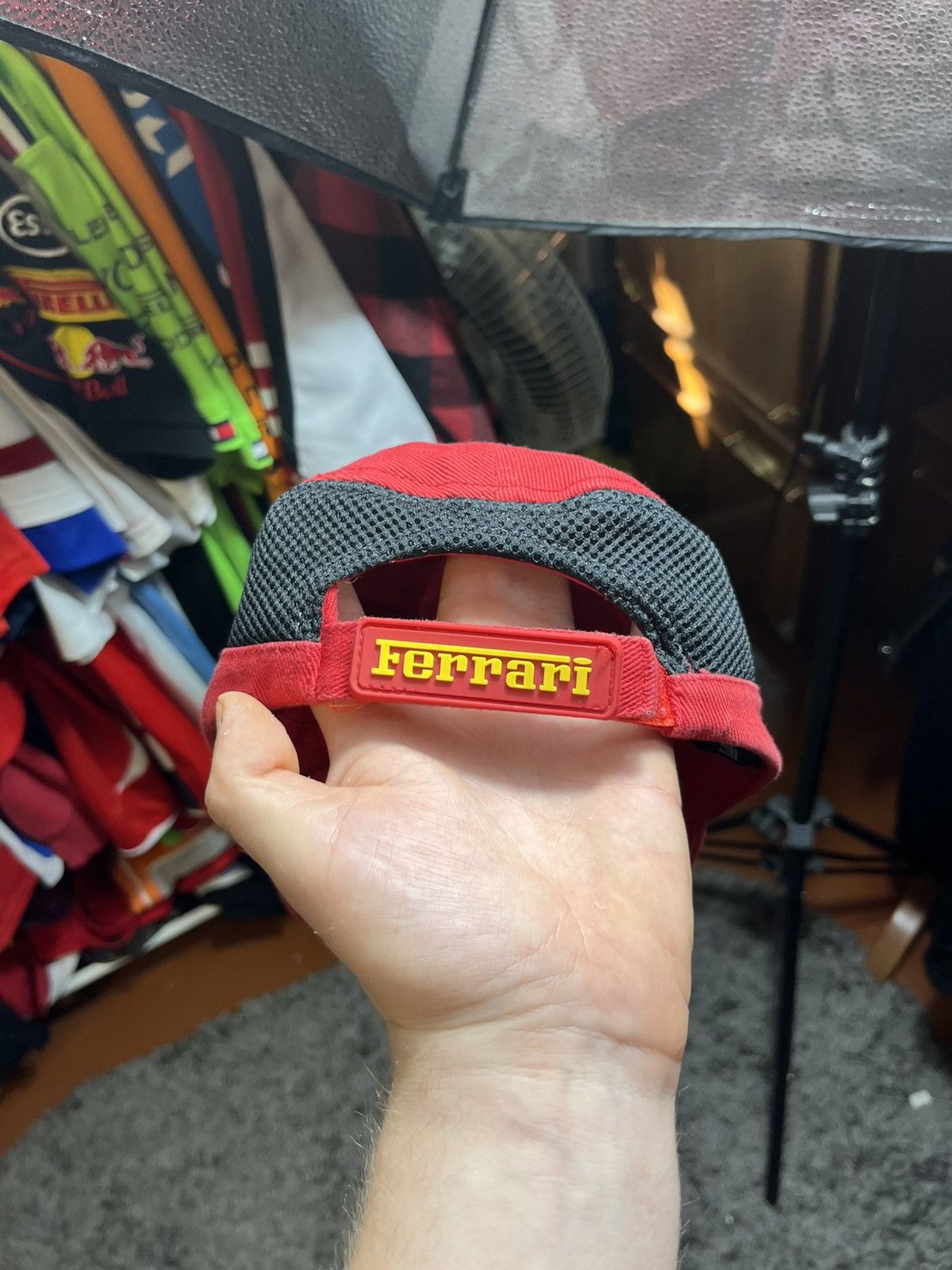 Ferrari FERRARI VINTAGE Y2K RACING CAP Size ONE SIZE - 4 Thumbnail