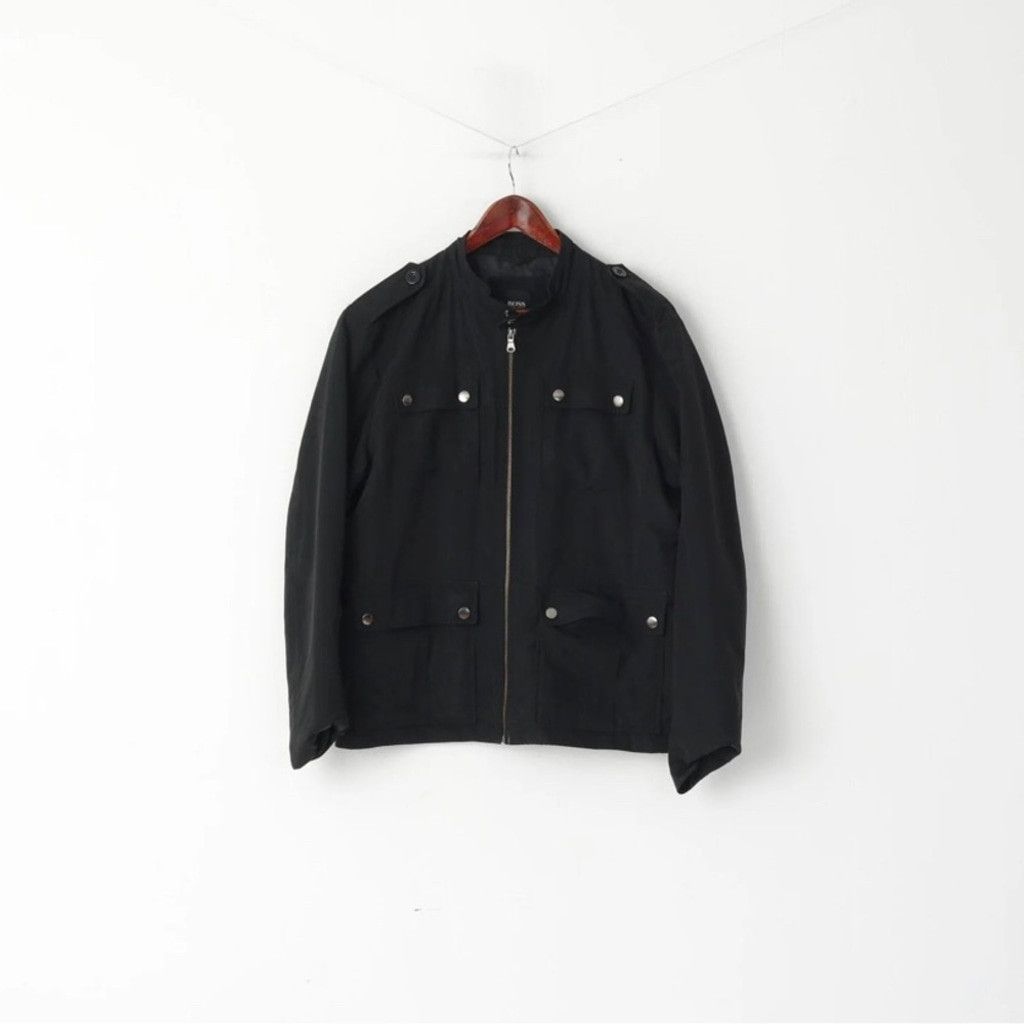 Other HUGO BOSS Jacket Black Bomber Zip Up Jacket Coat 44 / EU 54 Size US L / EU 52-54 / 3 - 1 Thumbnail