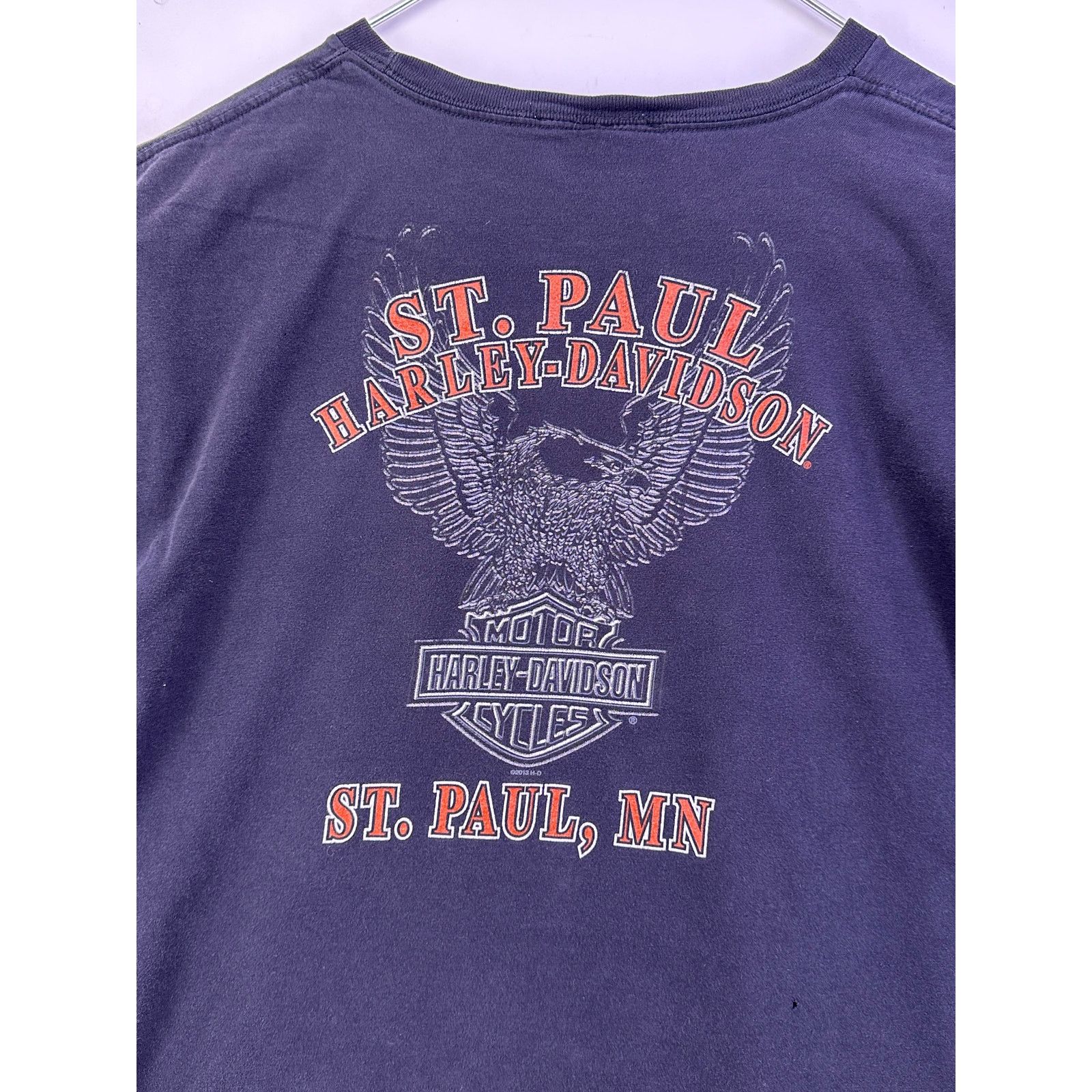 Harley Davidson 2013 Harley Davidson St.Paul MN Black Tshirt Size Medium Size US M / EU 48-50 / 2 - 8 Thumbnail