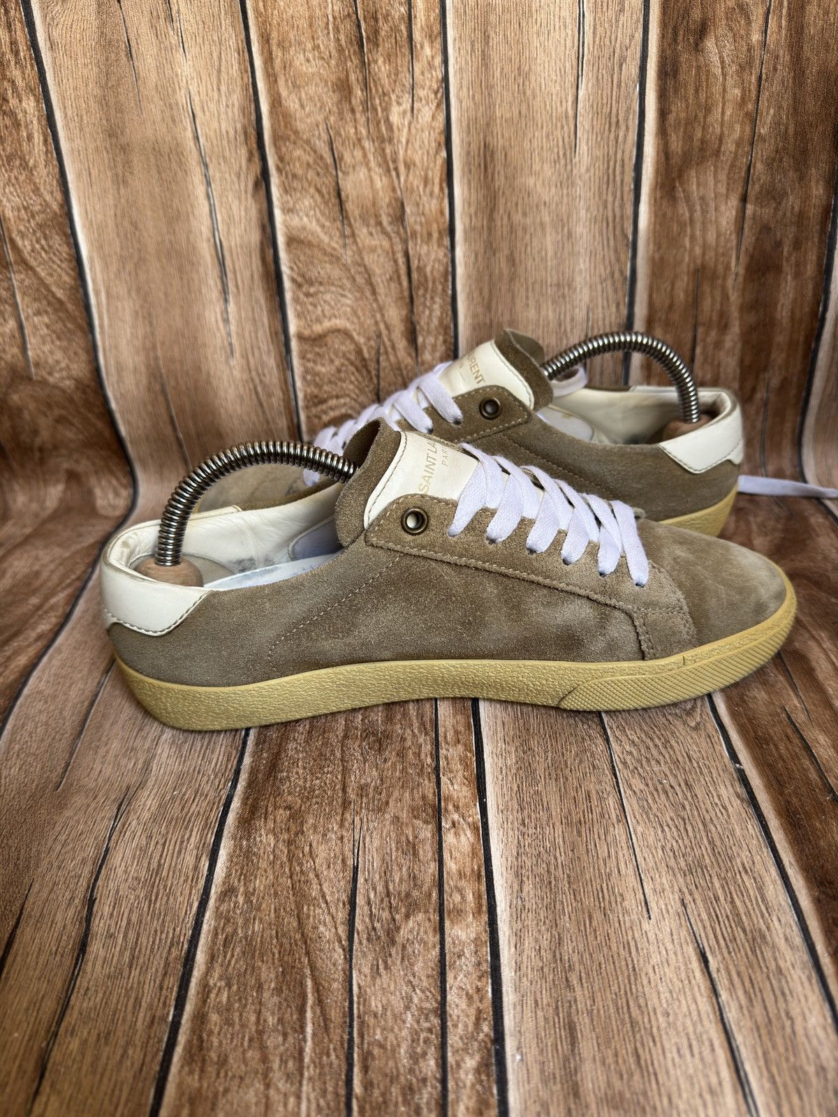 Hedi Slimane × Saint Laurent Paris court classic trainers Size US 7.5 / IT 37.5 - 11 Thumbnail