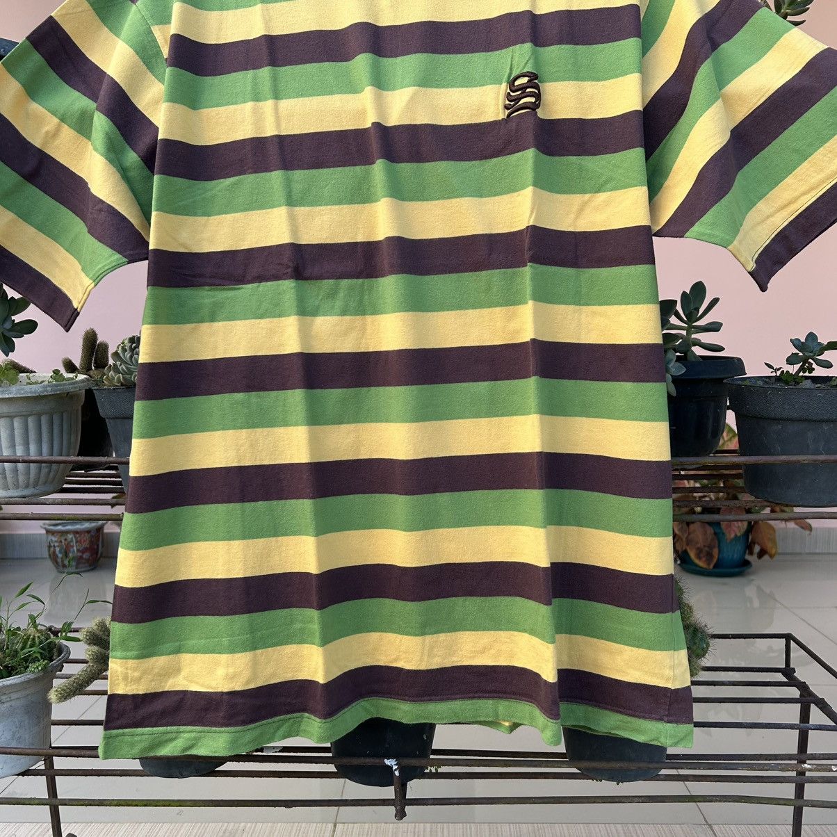Stussy Vintage Tshirt Stussy Stripe Art Reggae Size US XL / EU 56 / 4 - 8 Thumbnail