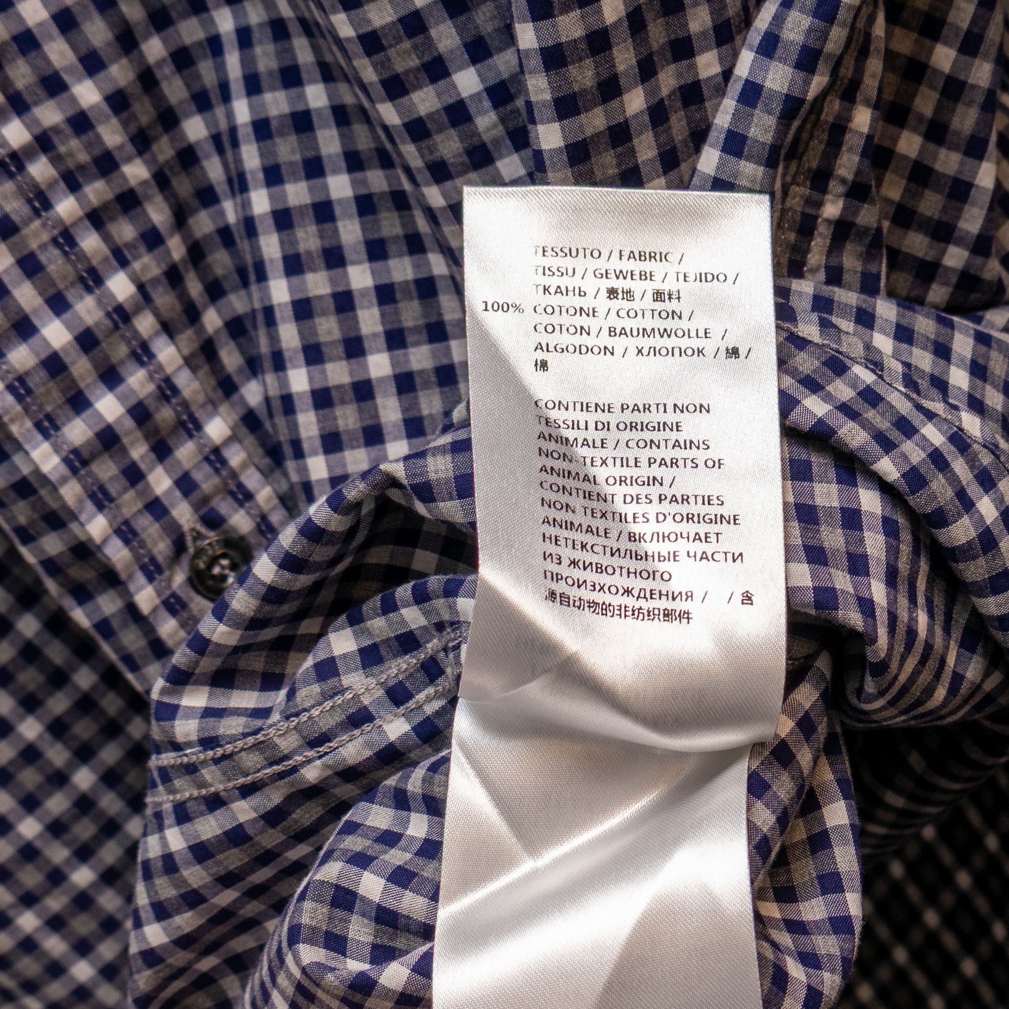 Gucci Gucci Men’s Slim Fit Gingham Check Dress Shirt Tom Ford Era Size US L / EU 52-54 / 3 - 5 Thumbnail