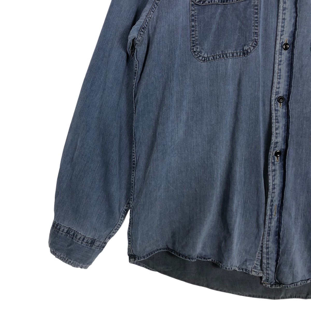 Japanese Brand 🔥90’s Vintage Chambrey Denim Jacket Edwin USA Size US XL / EU 56 / 4 - 4 Thumbnail