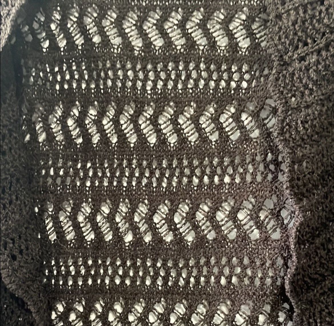 Other Armand & Alba Brown Open Weave Cardigan Size M / US 6-8 / IT 42-44 - 4 Thumbnail
