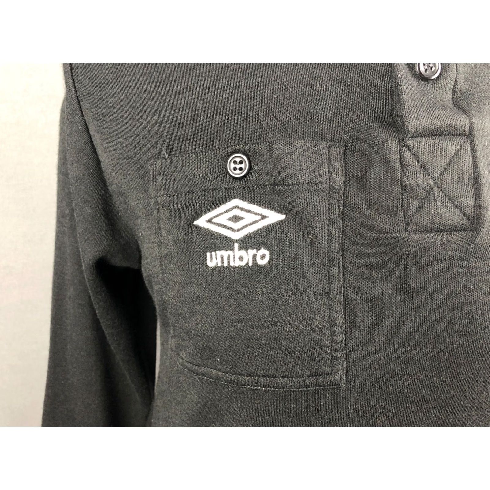Umbro Umbro Polo Shirt - XL - Black - Acrylic Vintage 1980s Men Shirt Size US XL / EU 56 / 4 - 6 Thumbnail