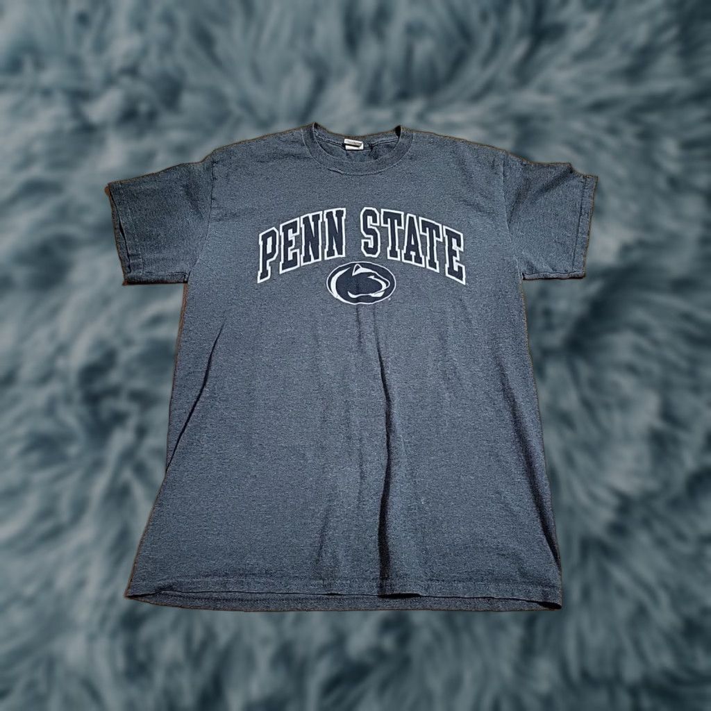 Gildan Vtg Penn State T-shirt SS Gray Nittany Lions Medium 40" Chest Gildan Cotton Size US M / EU 48-50 / 2 - 1 Thumbnail