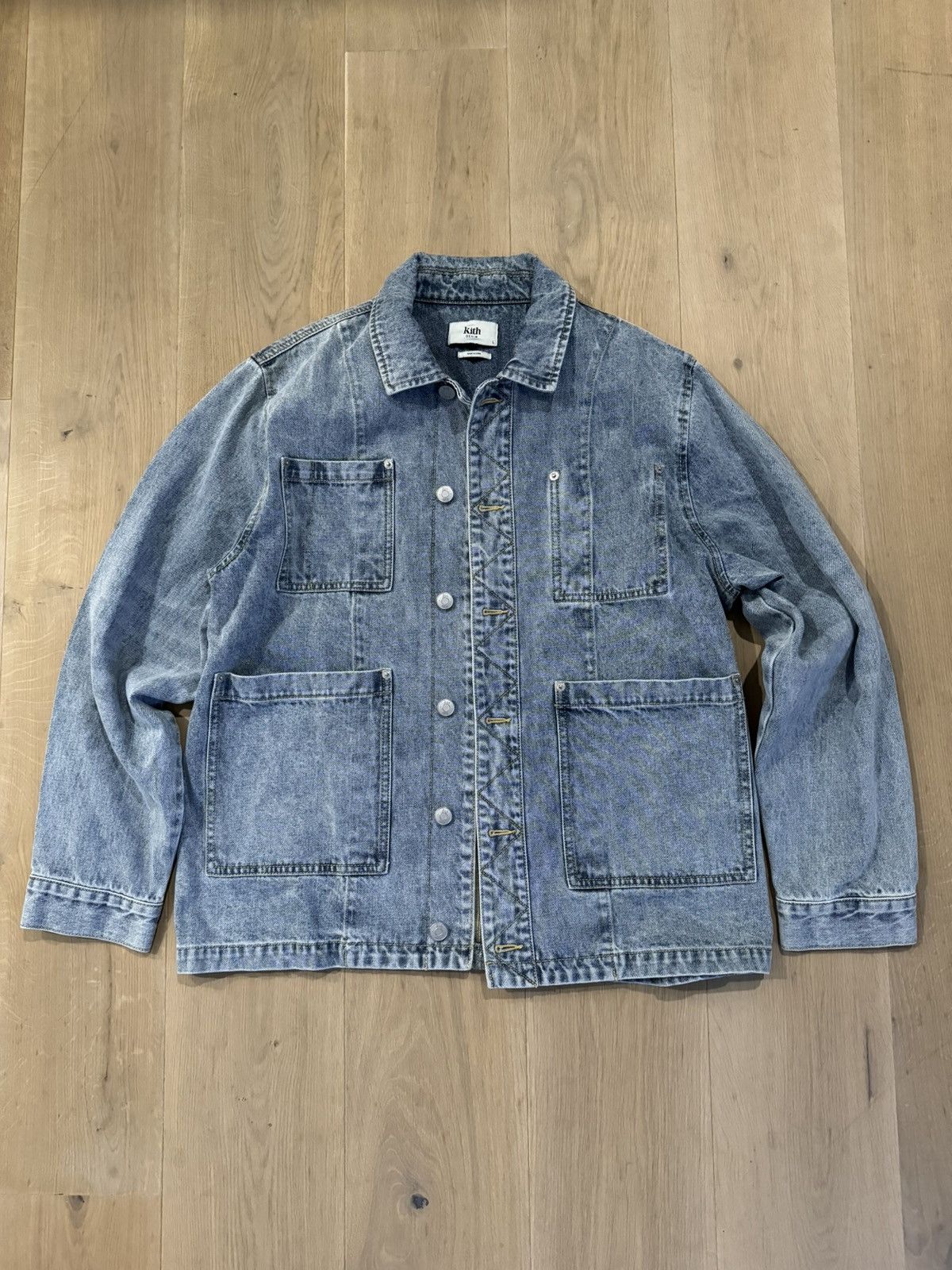 Kith Centre Denim Jacket | Grailed