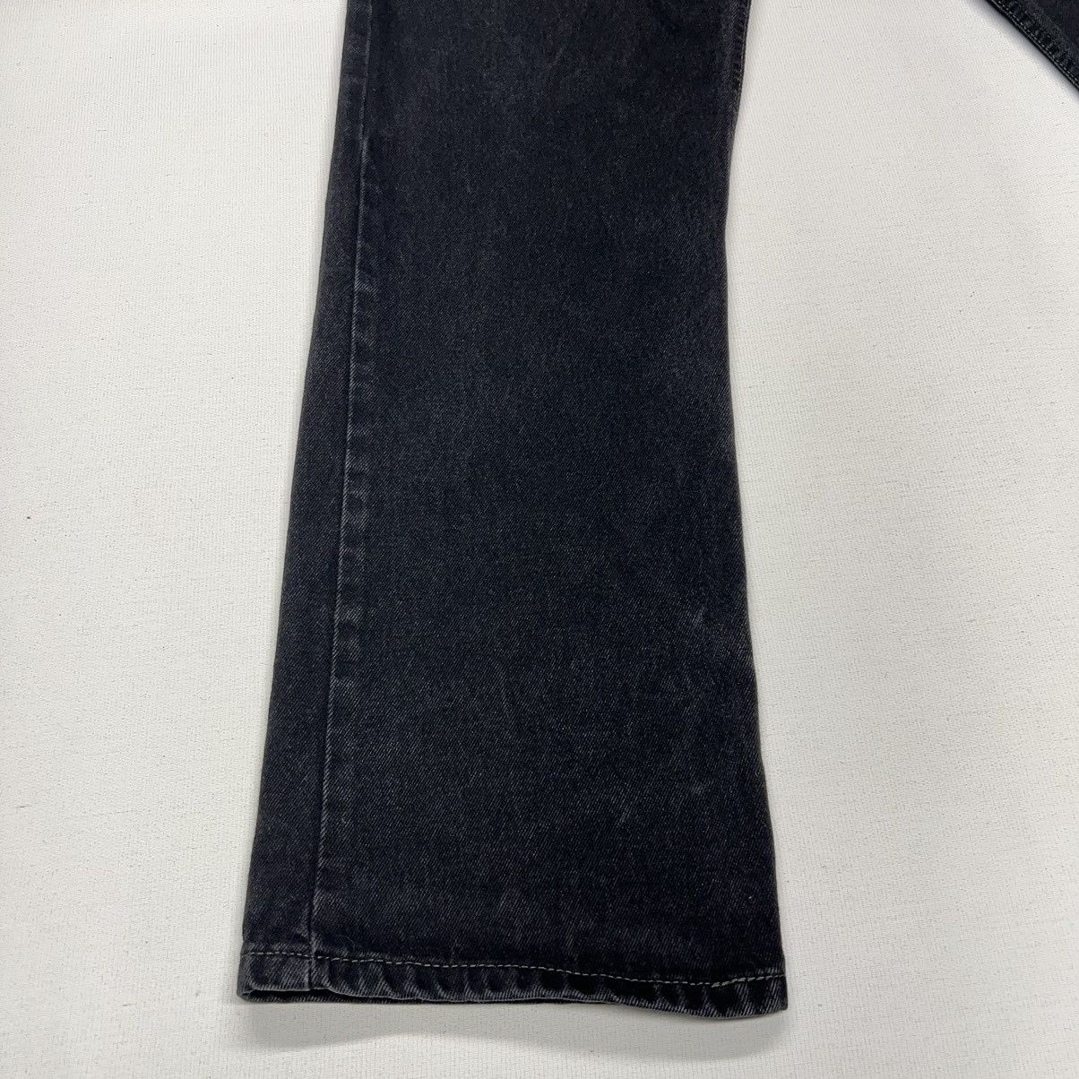 Levi's × Vintage Levis Jeans Black 505 Regular Fit Straight Denim Faded Size US 38 / EU 54 - 3 Thumbnail