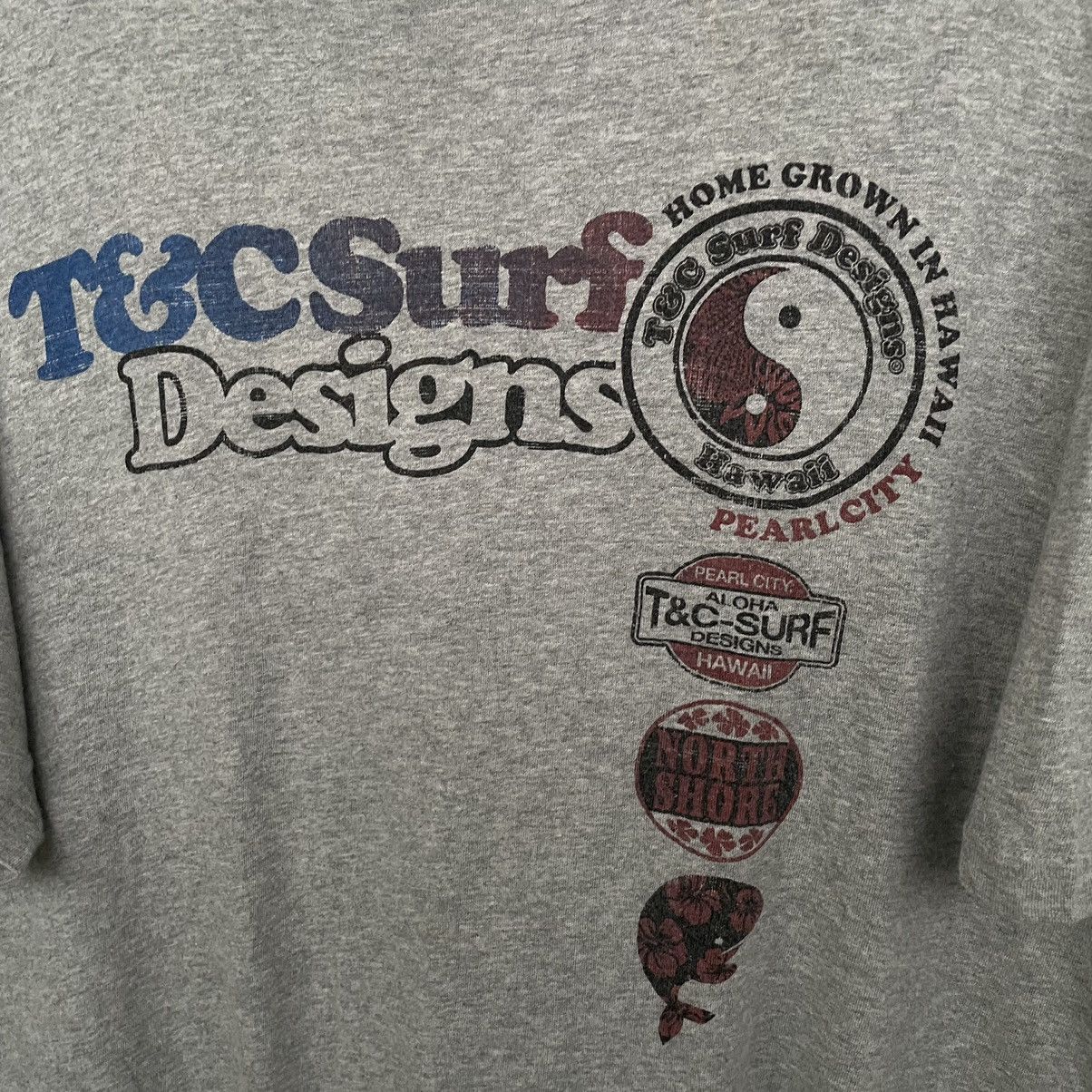 Vintage Y2K T&C Surf Crazy Backhit T Shirt Size US XXL / EU 58 / 5 - 5 Thumbnail