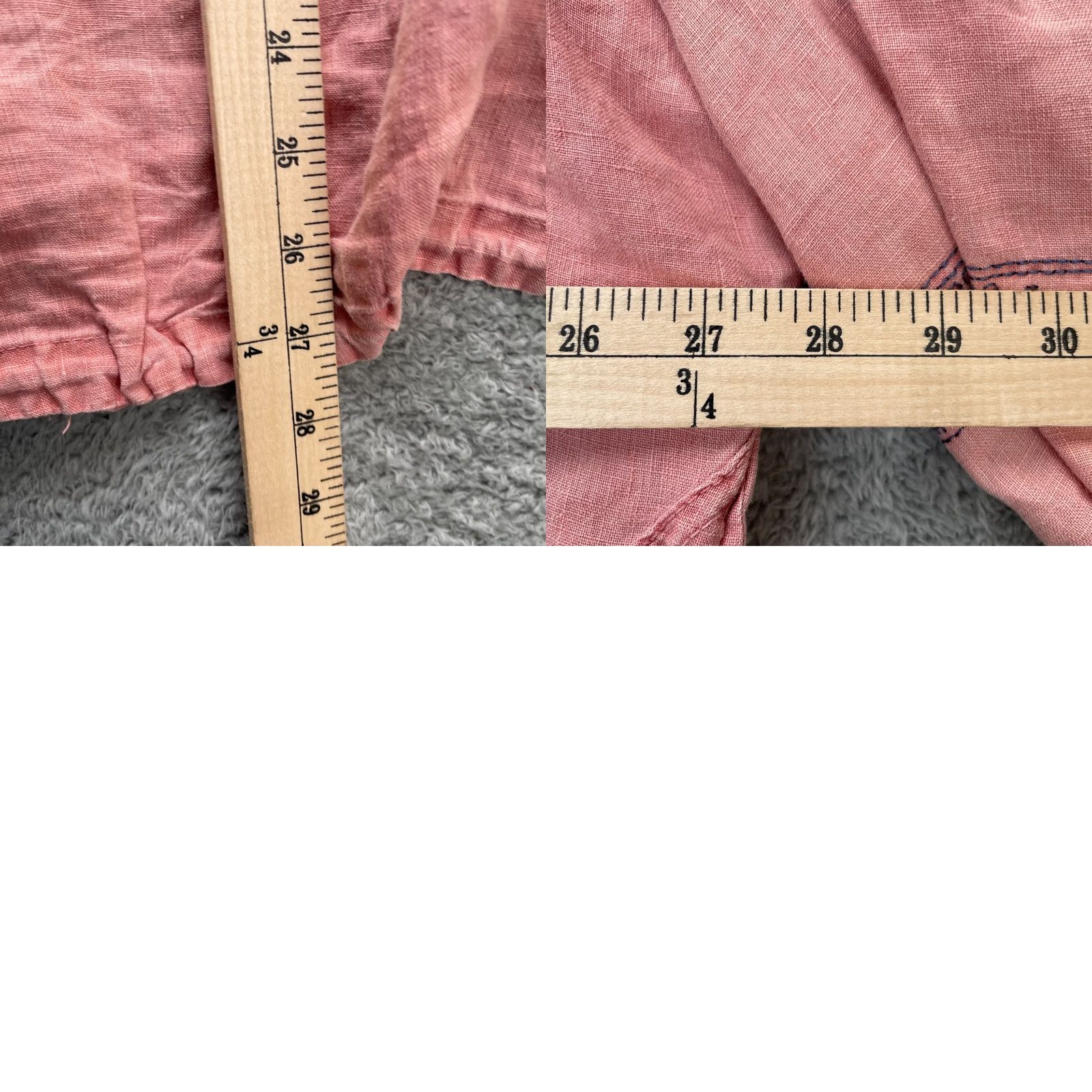 Pinko VINTAGE XCVI Jacket Womens L Pink Linen Embroidered Boho City Basic Short 3/4 Sleeve Seasonal Indoor/outdoor Size L / US 10 / IT 46 - 8 Thumbnail