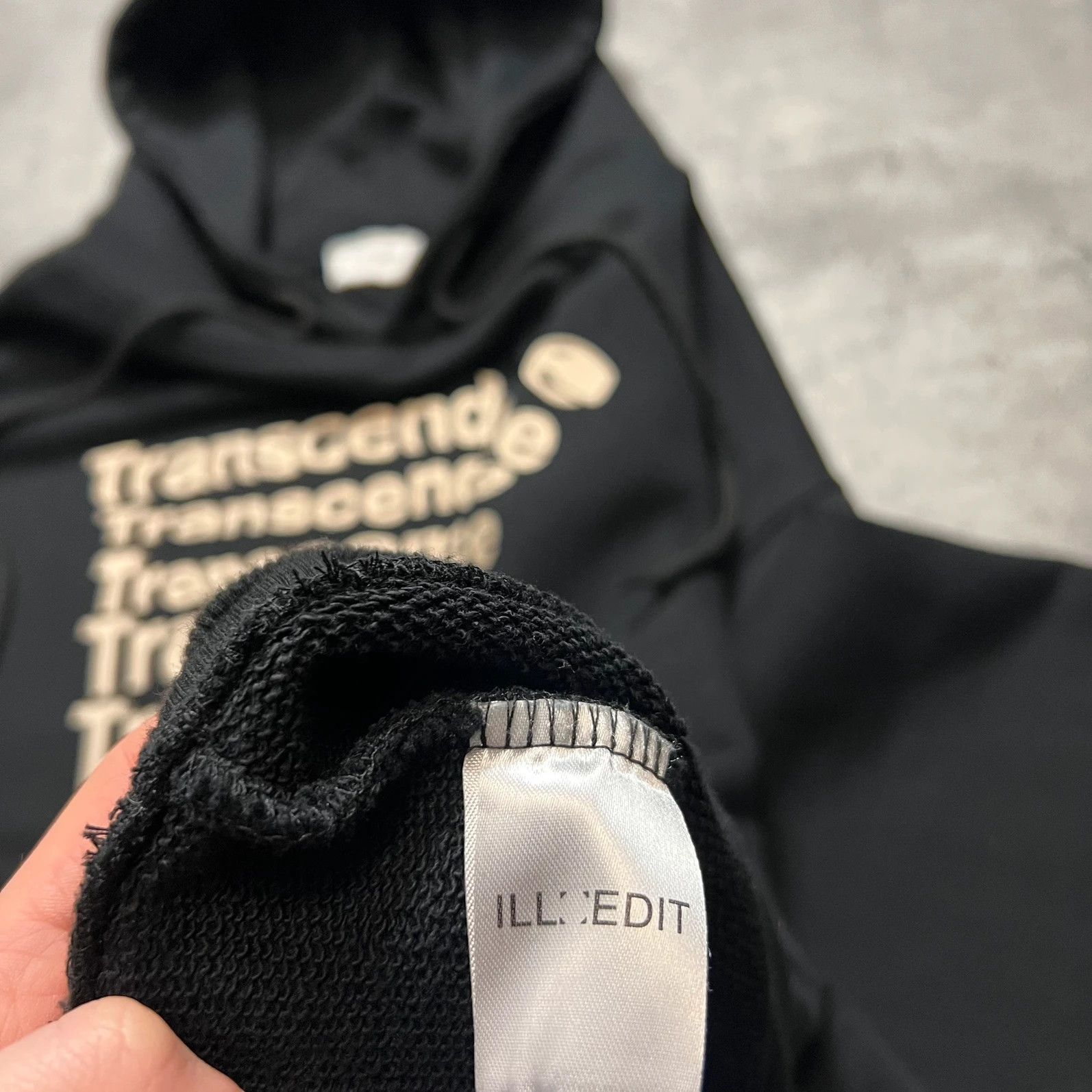 Other illedit black transdence hoodie Size US M / EU 48-50 / 2 - 7 Thumbnail