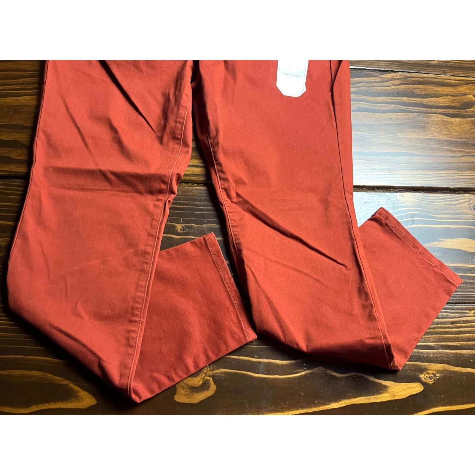 Vintage No Boundaries Pants Women's Size 17 Burnt Orange Mid Rise Skinny NWT Size 38" / US 16 / IT 52 - 4 Thumbnail