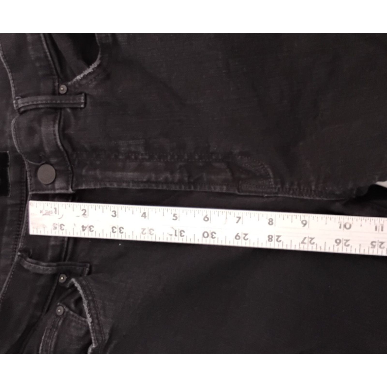 MOTHER Mother The Insider Jeans Women's 28 Black Wash Cropped Size 28" / US 6 / IT 42 - 10 Thumbnail