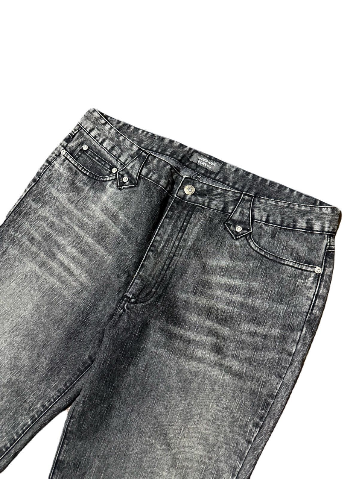 If Six Was Nine Vintage Japanese Brand Jouer Aux Echecs flare jeans Size US 34 / EU 50 - 5 Thumbnail
