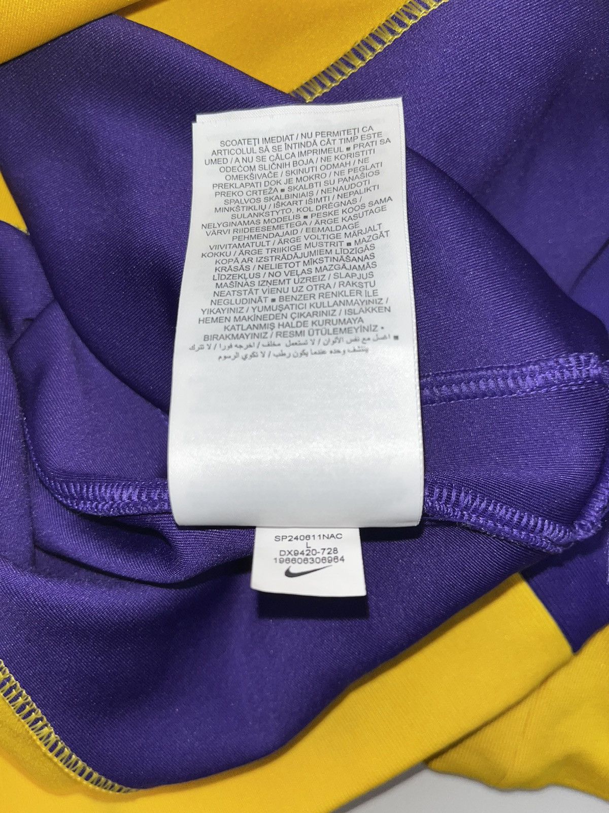 Nike Nike Therma Flex NBA Hoodie Los Angeles Lackers Size US L / EU 52-54 / 3 - 13 Thumbnail