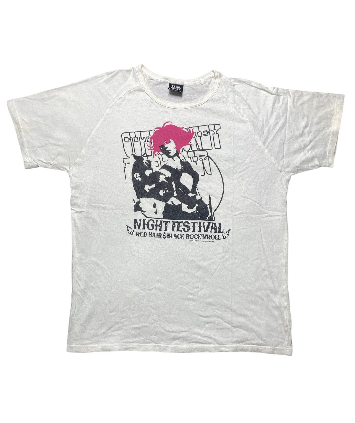 Japanese Brand VINTAGE CUTIE HONEY NIGHT FESTIVAL RED HAIR & BLACK GO NAGAI Size US L / EU 52-54 / 3 - 2 Thumbnail