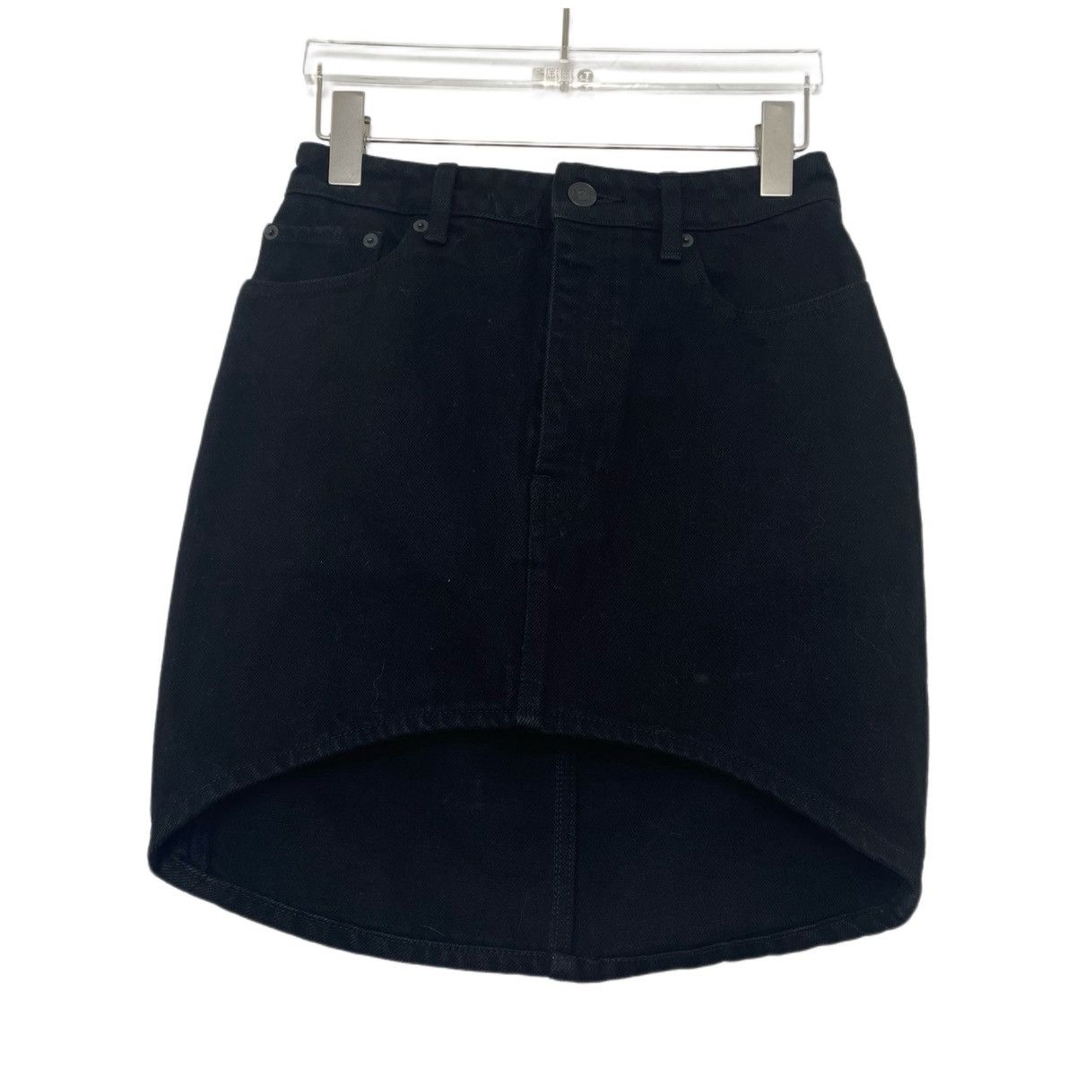 Balenciaga Balenciaga Women's High Waist A-line Mini Skirt K26WX Size 26" / US 2 / IT 38 - 1 Thumbnail
