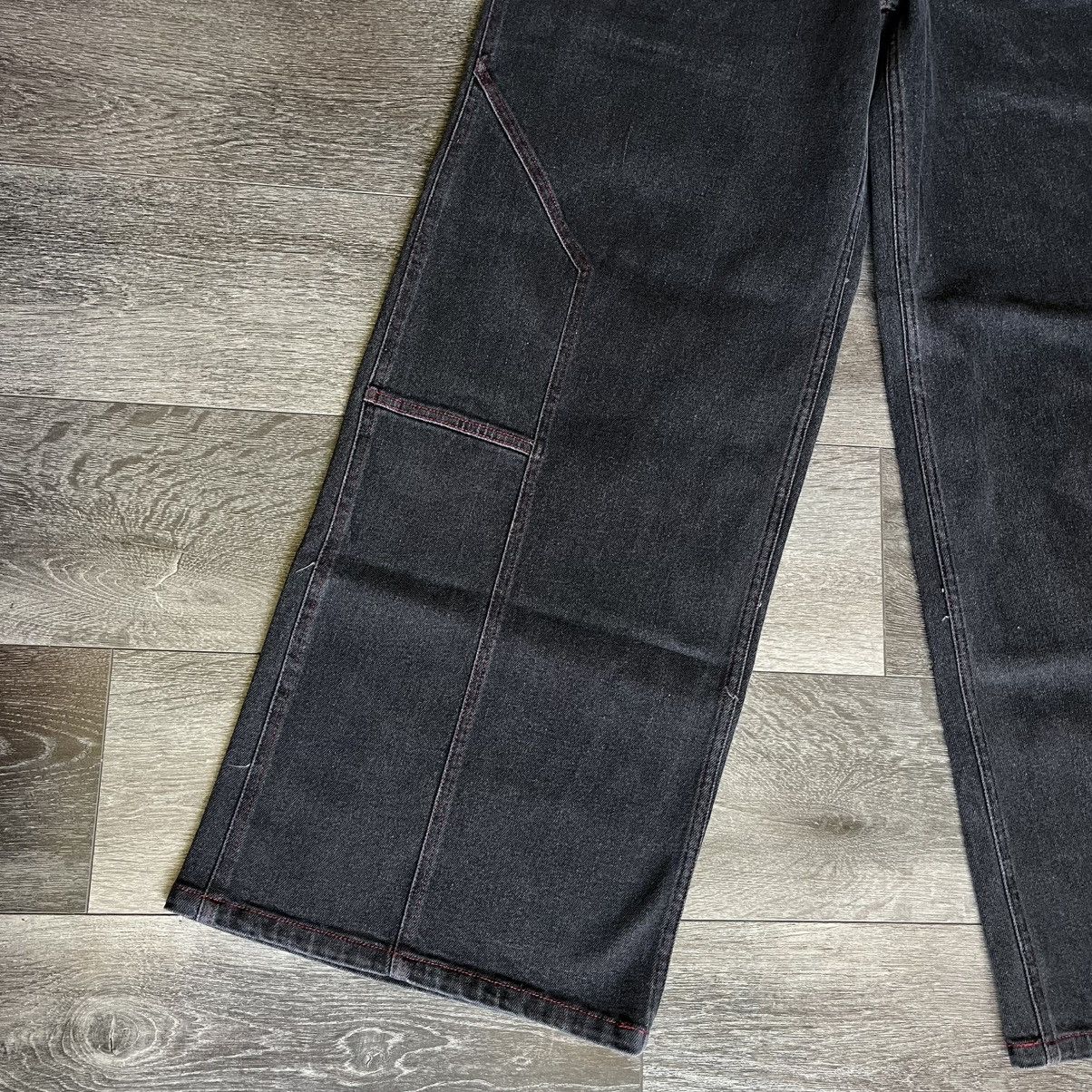 Haunted Starbucks Haunted Starbucks Fuck You Baggy Denim Jeans Red Size Medium Size US 34 / EU 50 - 5 Thumbnail