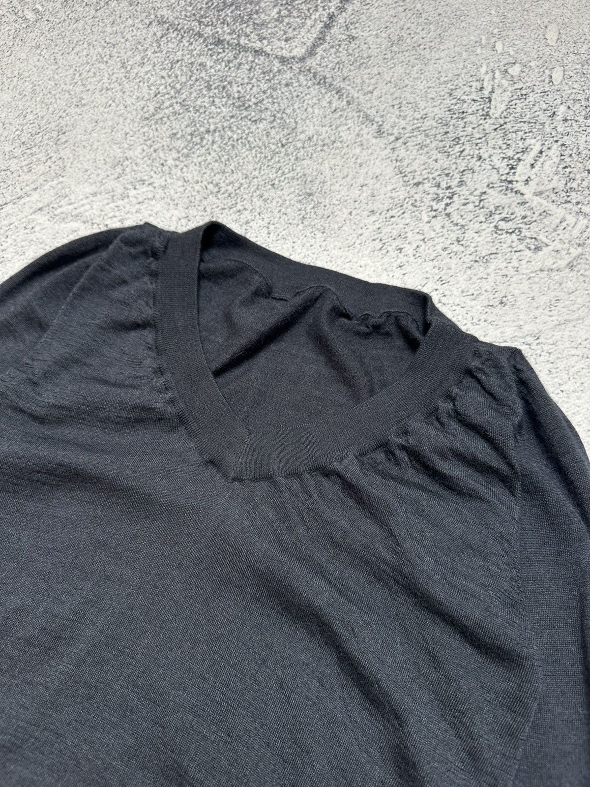 Brunello Cucinelli $1020 Brunello Cucinelli Cashmere/Silk V-Neck Sweater Jumper Size XS / US 0-2 / IT 36-38 - 4 Thumbnail