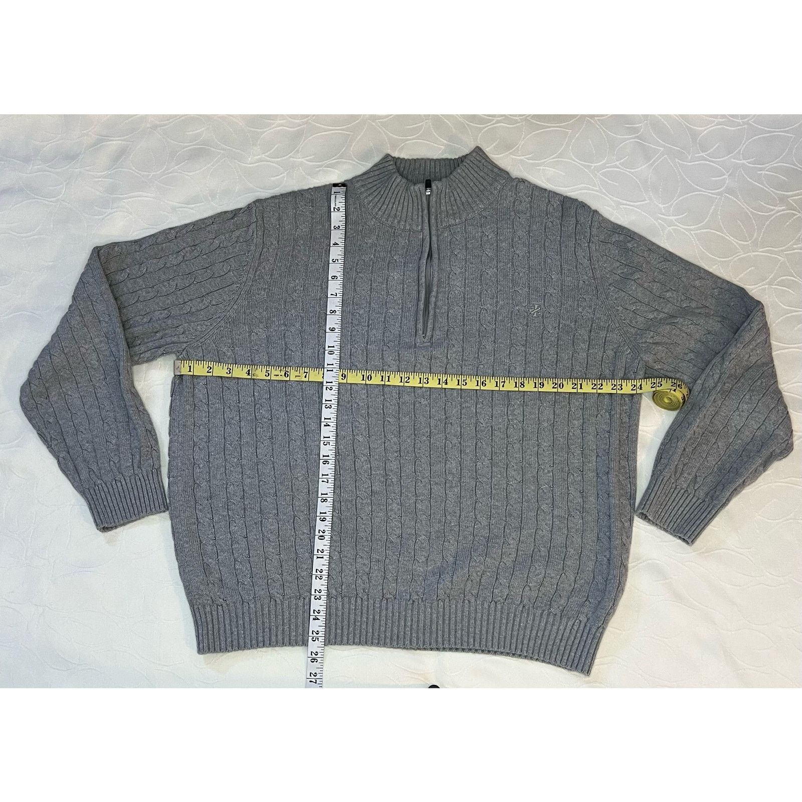 Izod IZOD- Men’s Gray XL Gray Sweater Size US XL / EU 56 / 4 - 3 Thumbnail