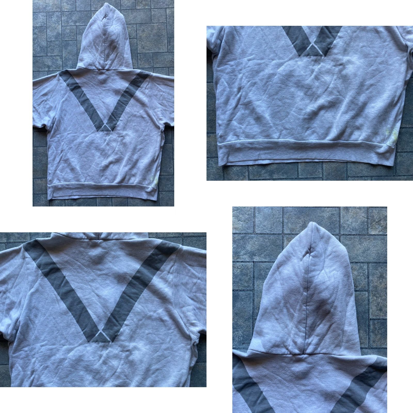 Vintage VINTAGE Heart And Core Hoodie United States Gray Small Mens S Pullover Hoodie Size US S / EU 44-46 / 1 - 10 Thumbnail