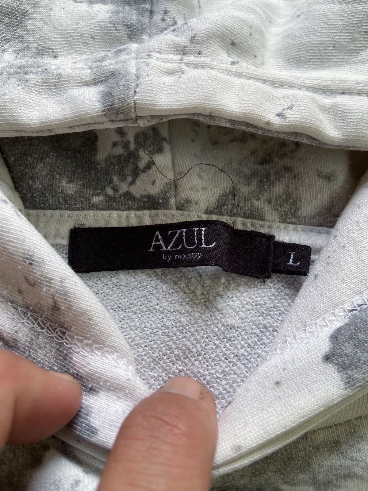 Japanese Brand AZUL REALIZE BRUSH HOODIE Size US L / EU 52-54 / 3 - 8 Thumbnail