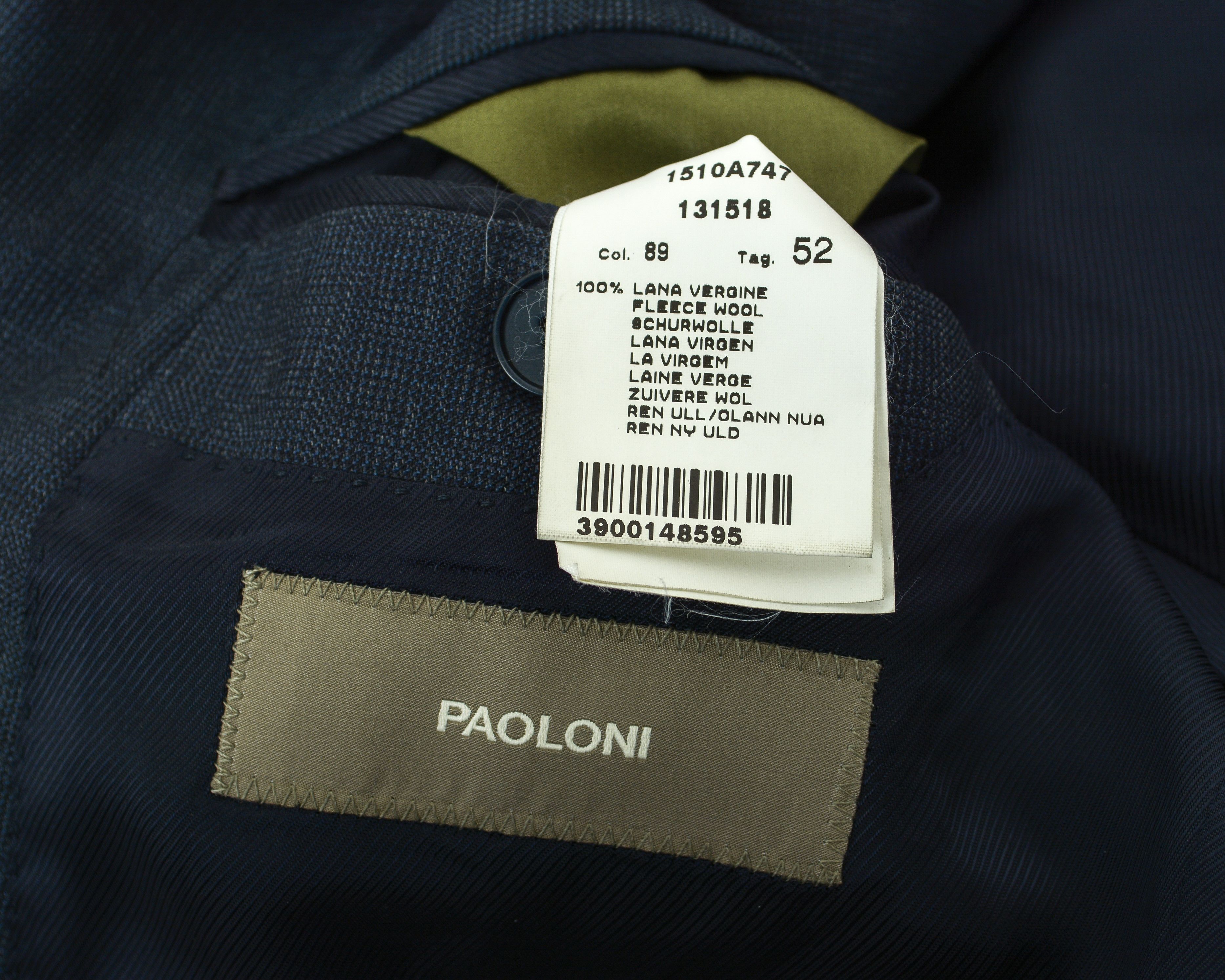 Paoloni PAOLONI Blazer Textured Wool UK 42 Jacket Classy Top Italy Size 42R - 6 Thumbnail