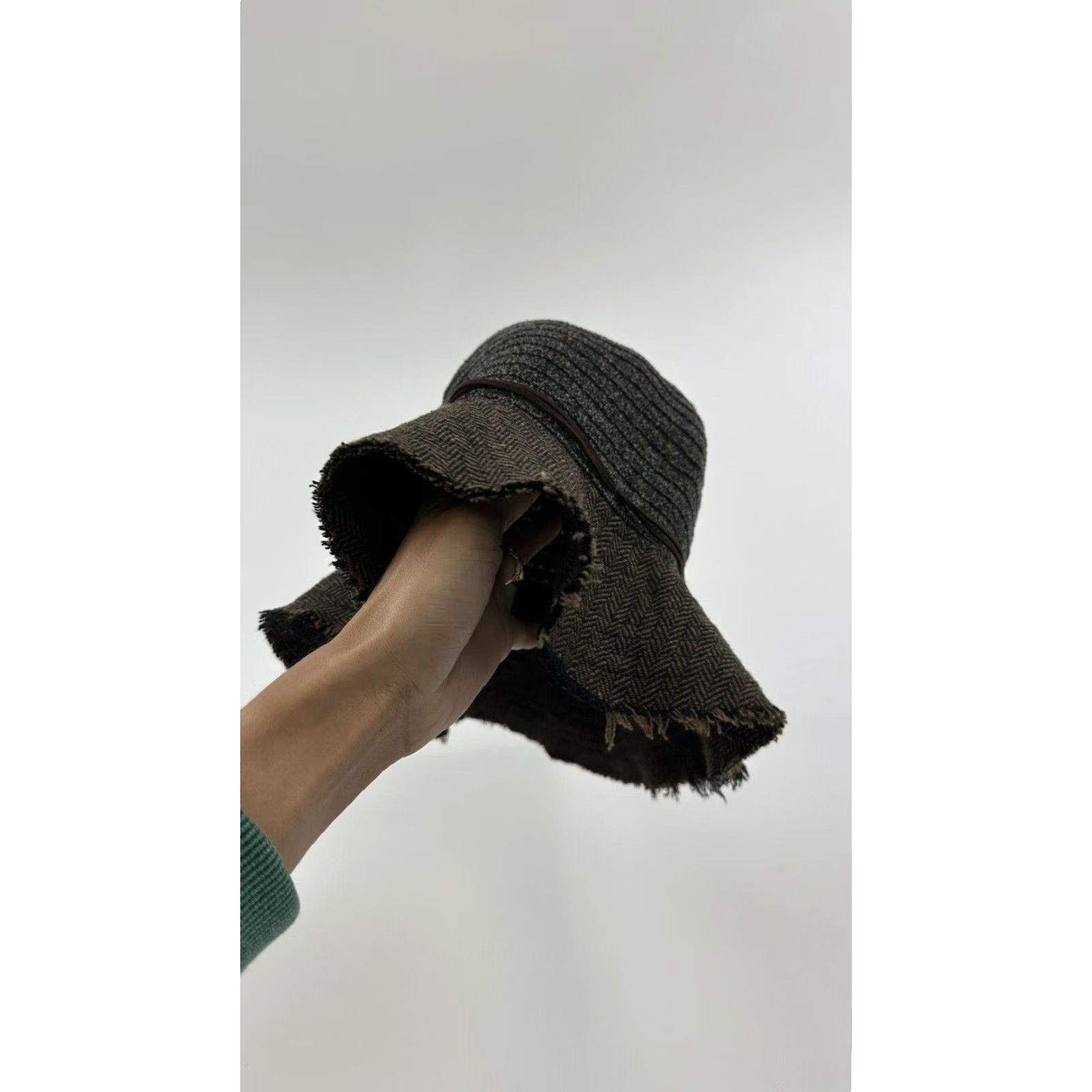 CO Four 4 Buttons Sun Hat by San Diego Hat Co One Size Brown Wide Brim Travel Packable Women Size ONE SIZE - 5 Thumbnail