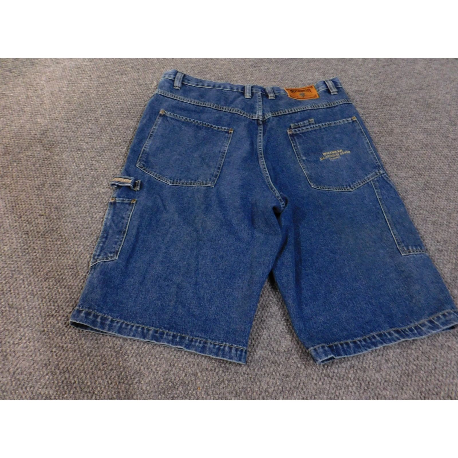 Rocawear VINTAGE Rocawear Shorts Mens 42 Blue Denim Carpenter Baggy All American Urban Hip Hop Y2K Size US 42 / EU 58 - 2 Thumbnail