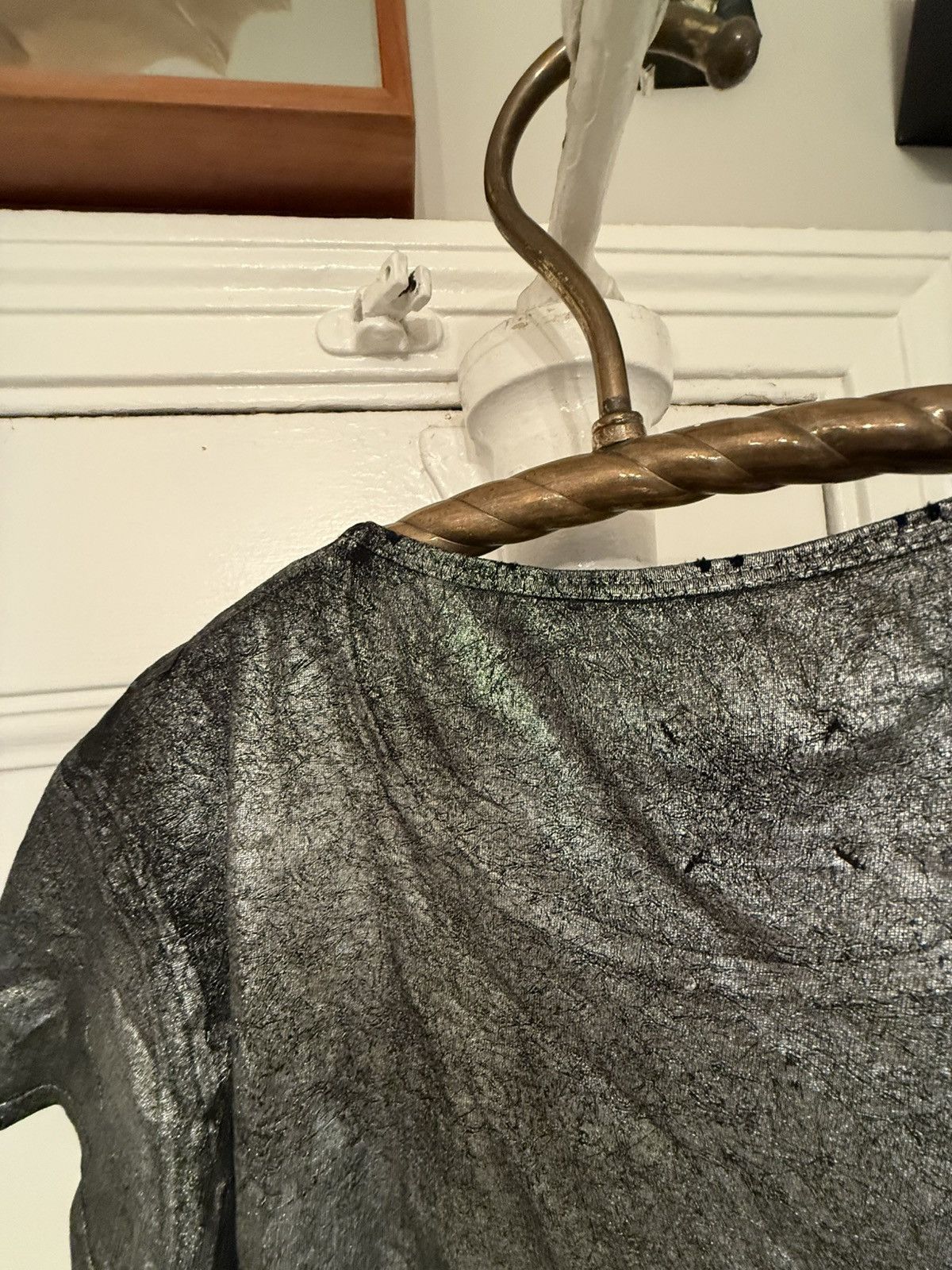 Rta RTÉ black distressed silver black T-shirt Size M / US 6-8 / IT 42-44 - 7 Thumbnail