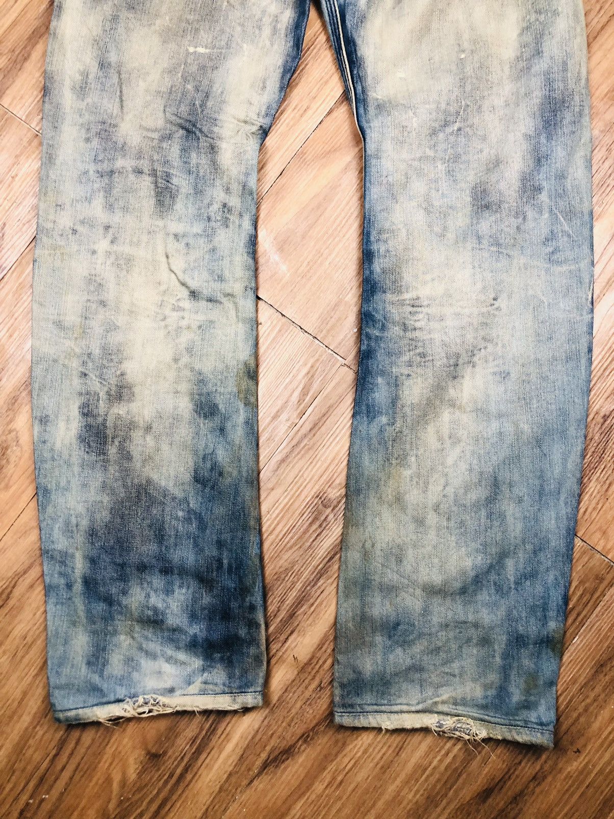 Diesel Diesal Industry Distress Jeans (36) Size US 28 / EU 44 - 19 Thumbnail