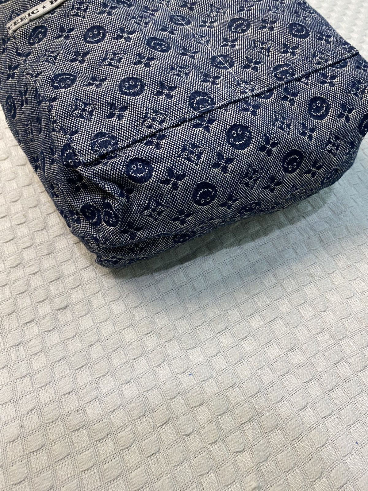 Hysteric Glamour Hysteric Glamour denim monogram tote bag smile repeating Size ONE SIZE - 4 Thumbnail