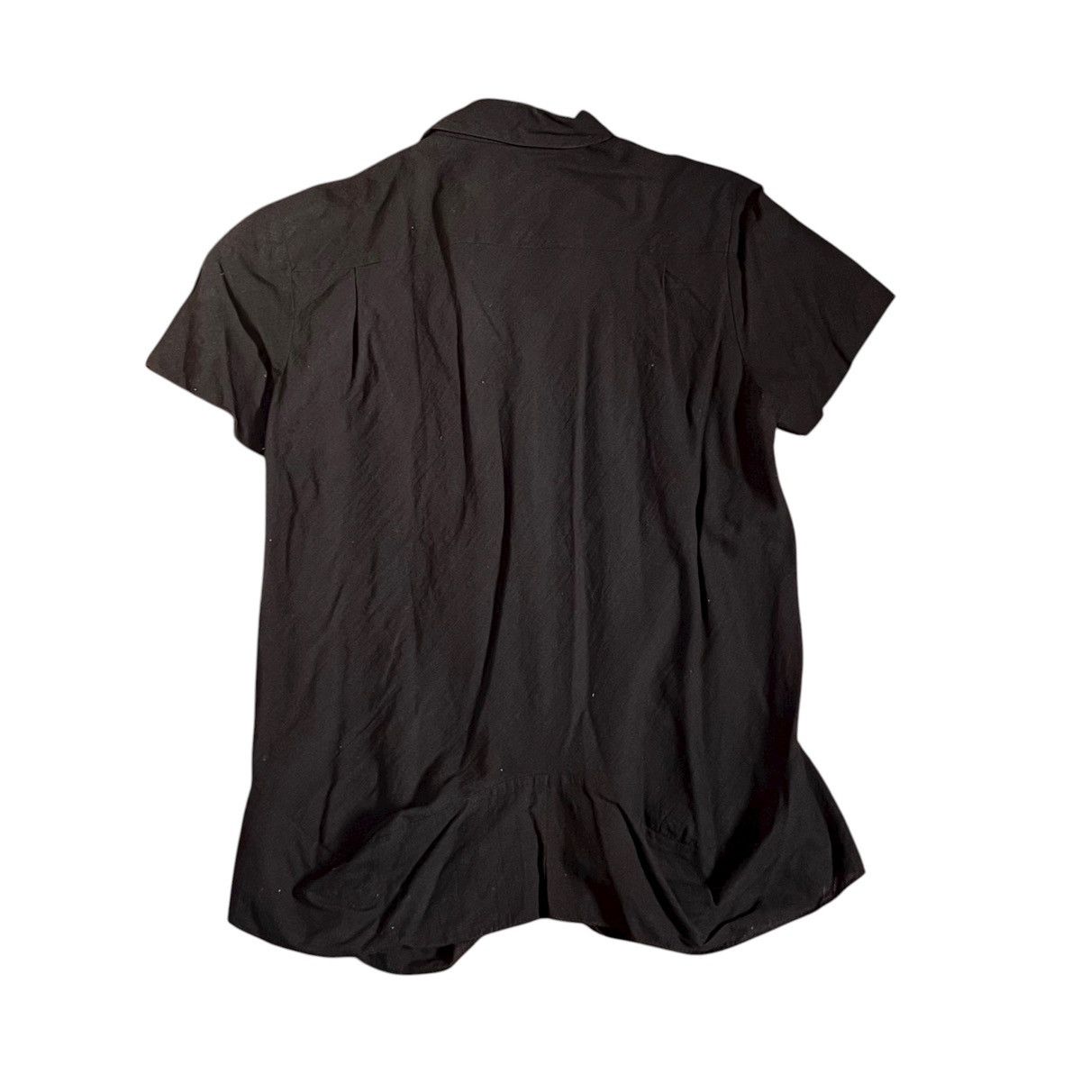 Comme des Garcons Vintage tricot cdg half button avant garde black shirt Size US S / EU 44-46 / 1 - 4 Thumbnail