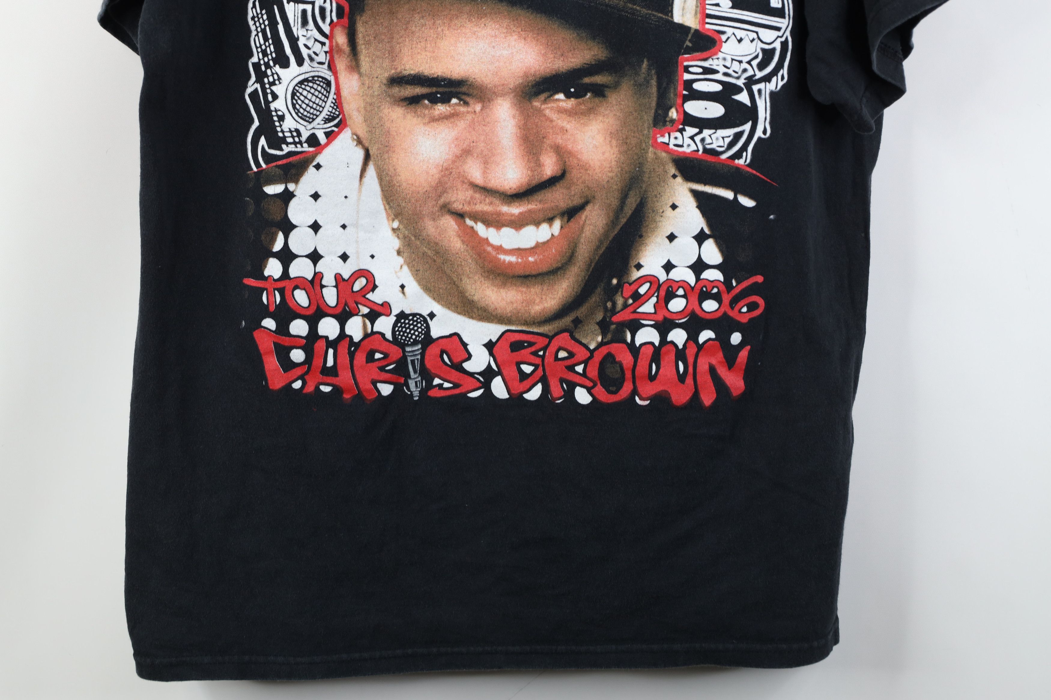 Vintage Vintage 2006 Tour Chris Brown Lil Wayne NeYo Juelz T-Shirt Size US L / EU 52-54 / 3 - 3 Thumbnail