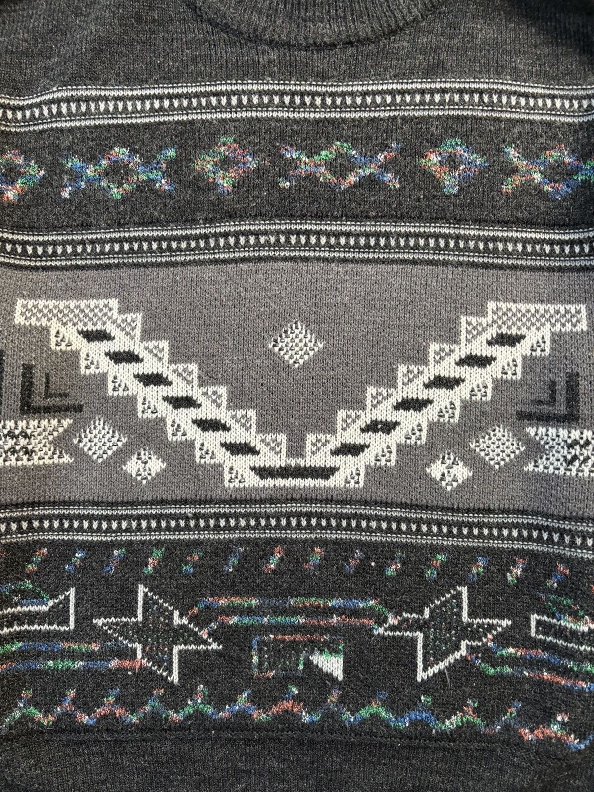 Vintage Vintage Patterned Abstract Pullover Sweater Small Size US S / EU 44-46 / 1 - 4 Thumbnail