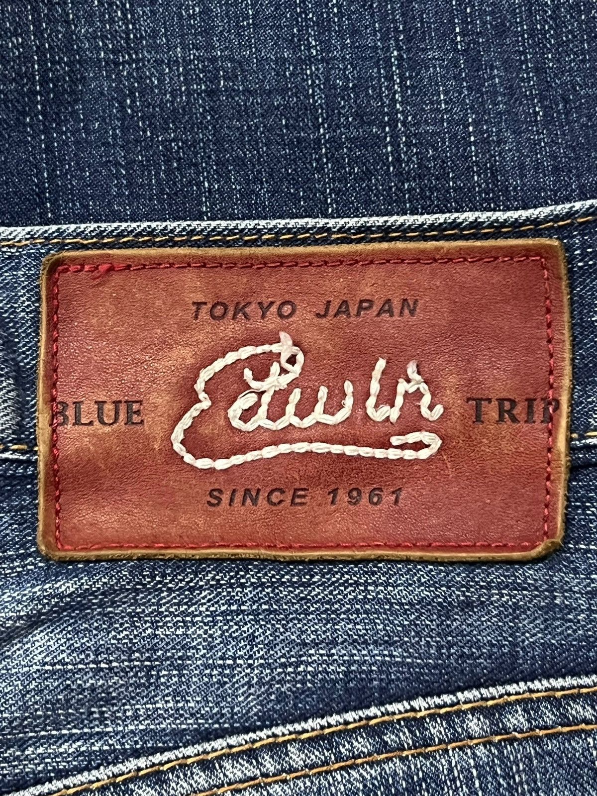 Edwin Vintage Edwin Blue Trip Japan - Faded Wash, Distressed Denim Size US 32 / EU 48 - 12 Thumbnail