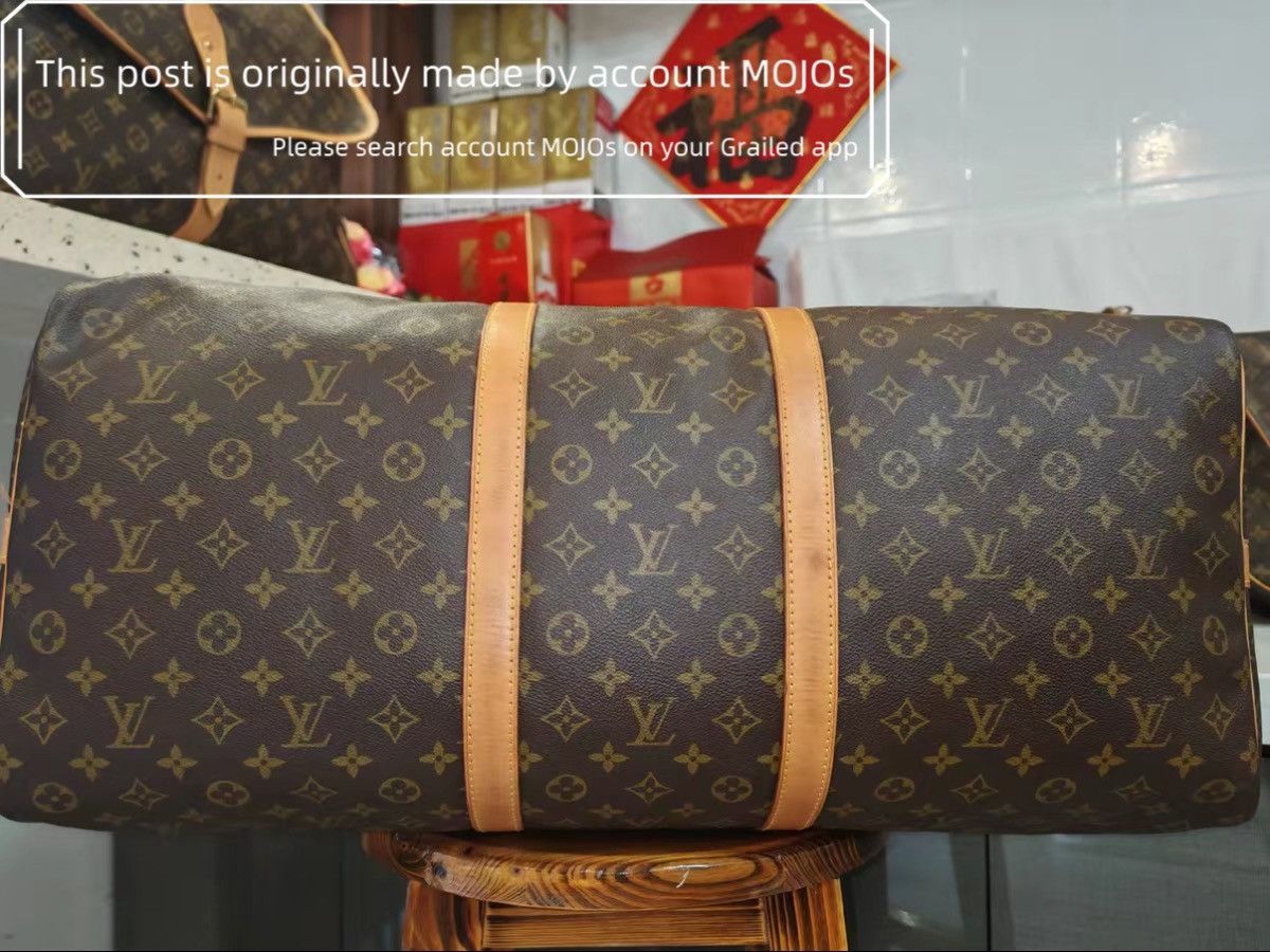 Louis Vuitton Louis Vuitton Keepall 60 Monogram Duffle Bag mojos3371 Size ONE SIZE - 7 Thumbnail