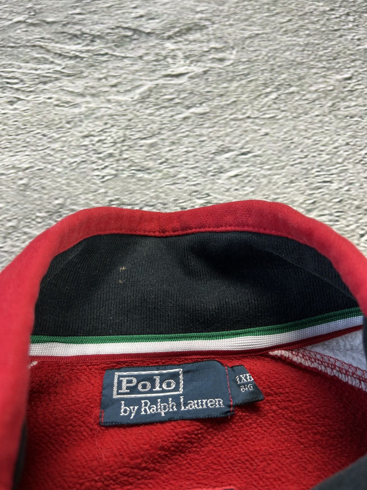 Polo Ralph Lauren × Ralph Lauren × Vintage Chief Keef Polo Ralph Lauren zip sweatshirt Italia racing Size US XL / EU 56 / 4 - 4 Thumbnail