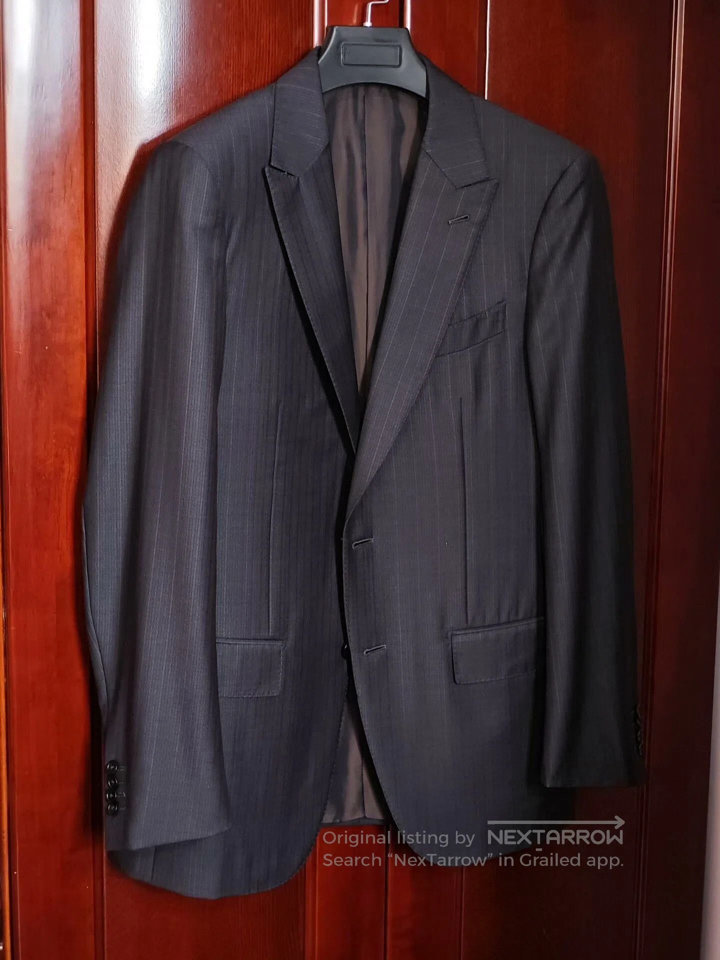 Ermenegildo Zegna Zegna Trofeo Wool Blazer with Stripes. Size US M / EU 48-50 / 2 - 1 Thumbnail
