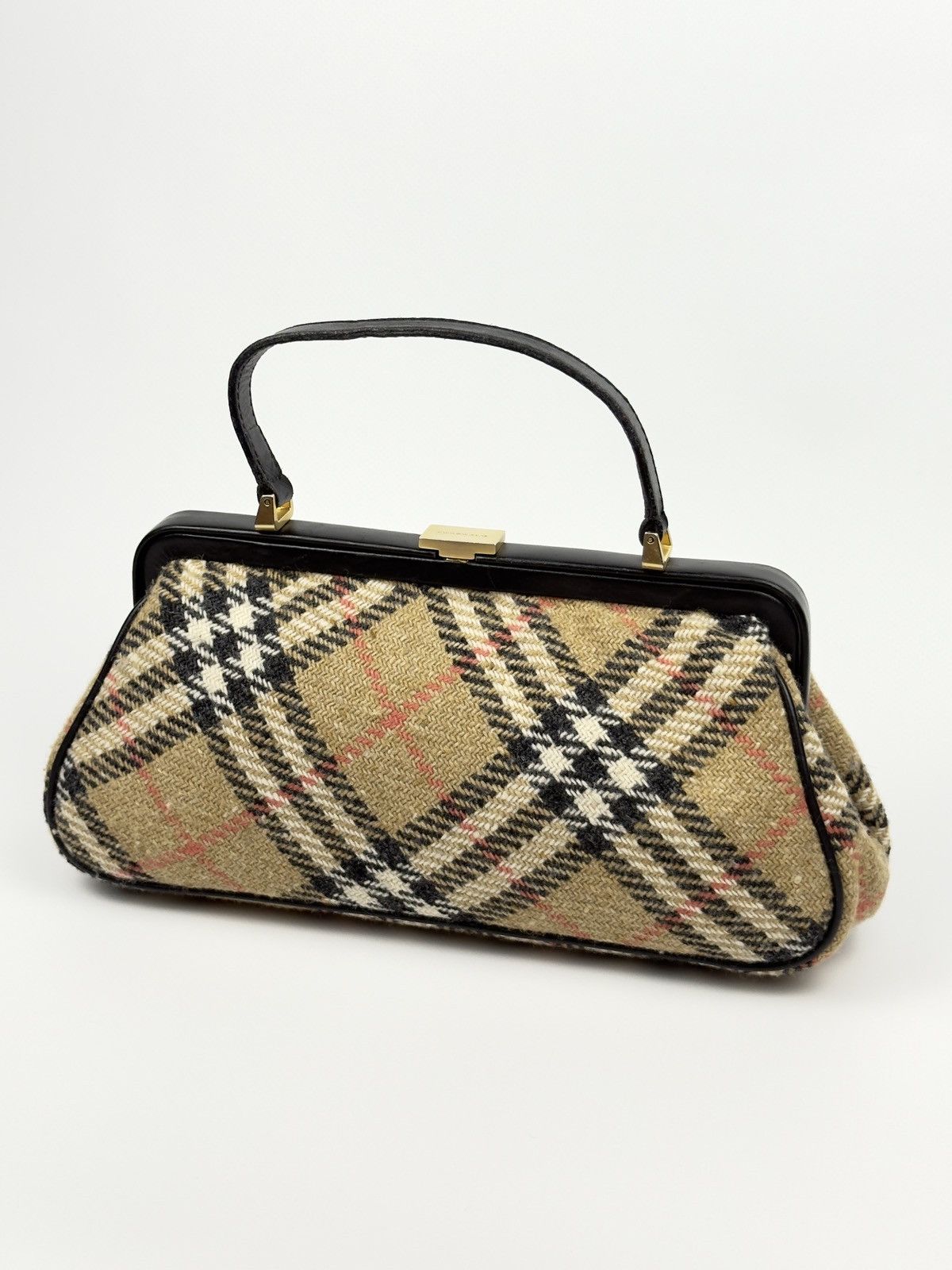 Burberry ❣️ Burberry London Tweed Supernova Check Handbag Mini Bag Size ONE SIZE - 1 Thumbnail